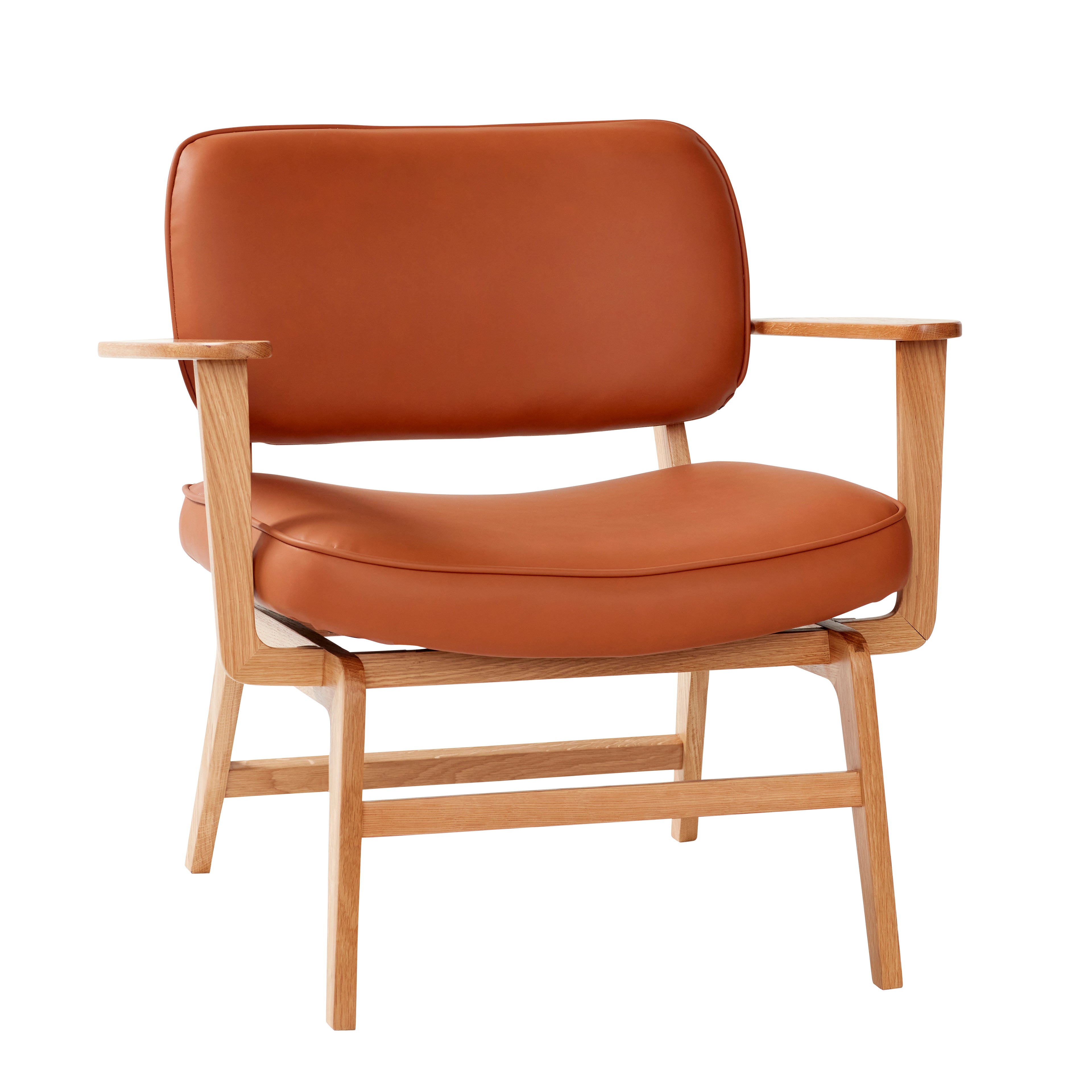 Haze Lounge Chair Brown/Nature - 80x64xh71cm
