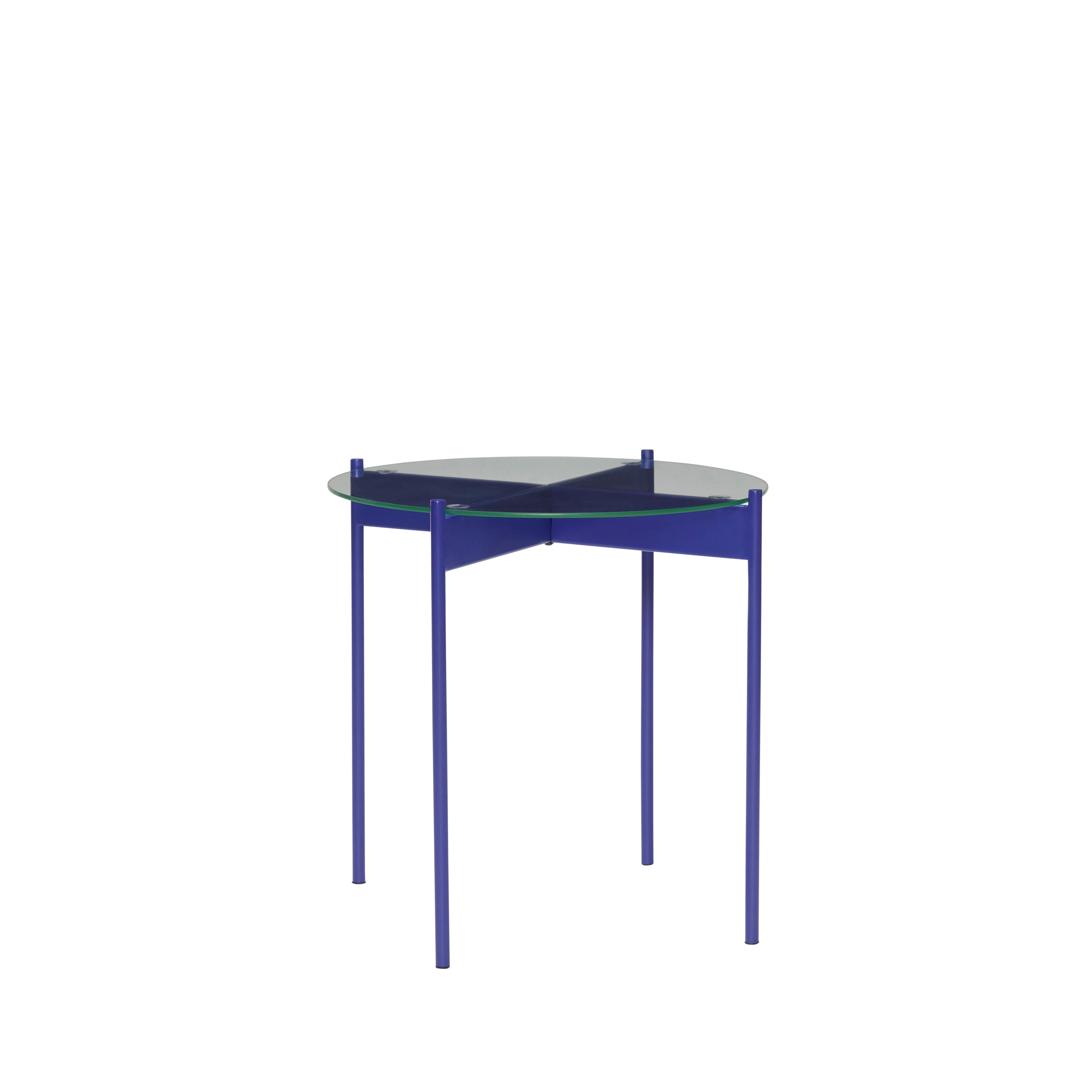 Strålens sidobordblått - Ø45xH42cm