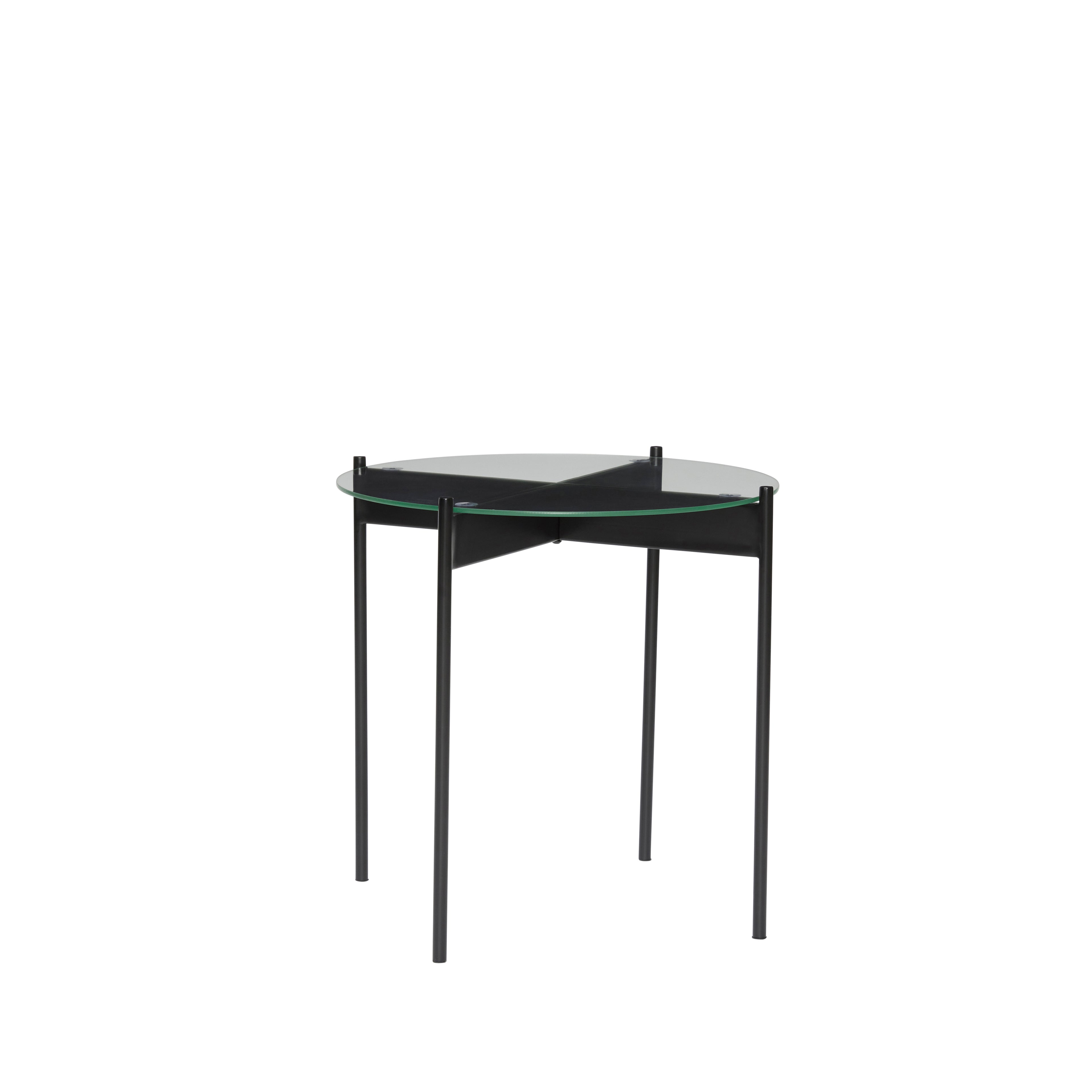 Strålens sidobord svart - Ø45xh42cm