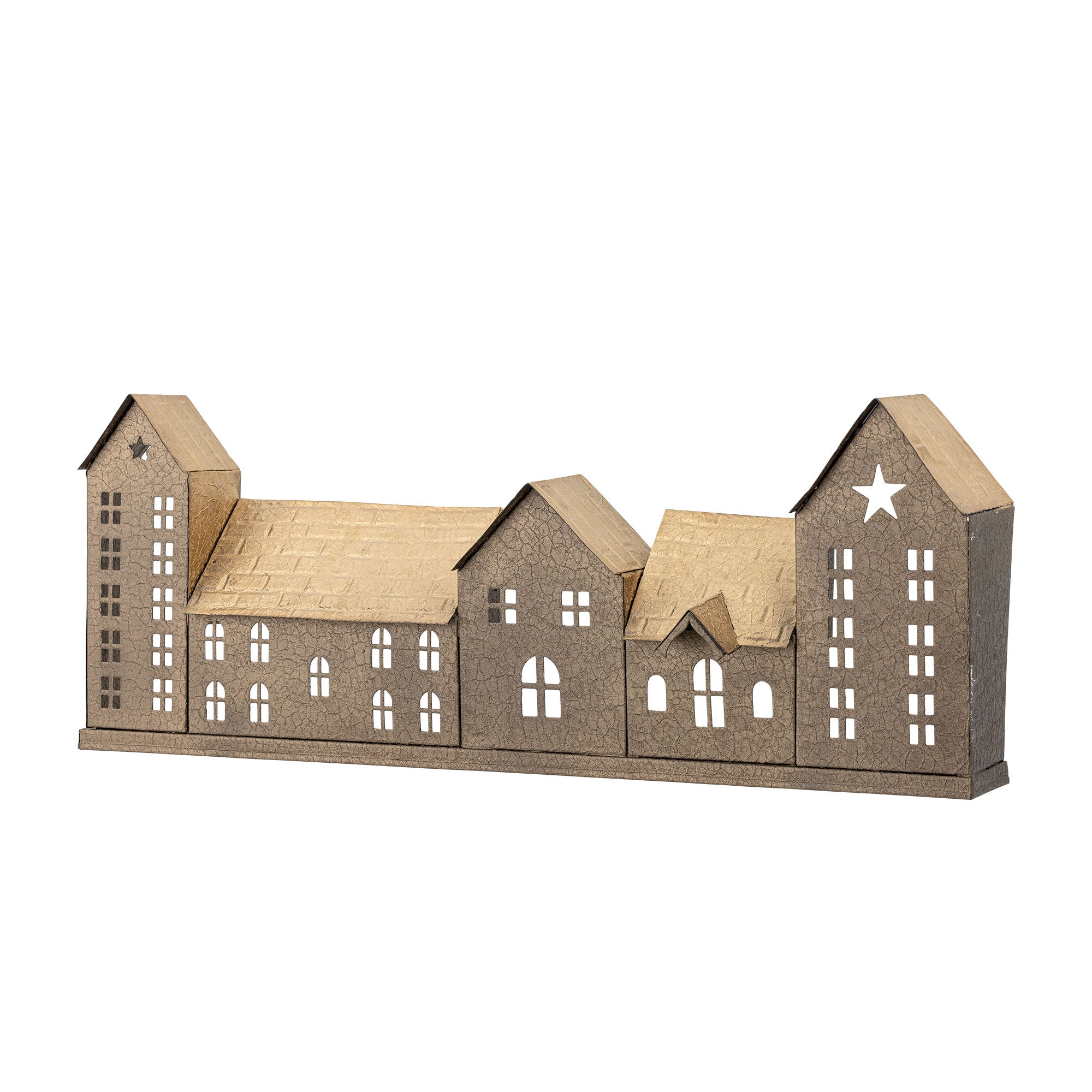Bloomingville Noeli fyrstadium, guld, metall