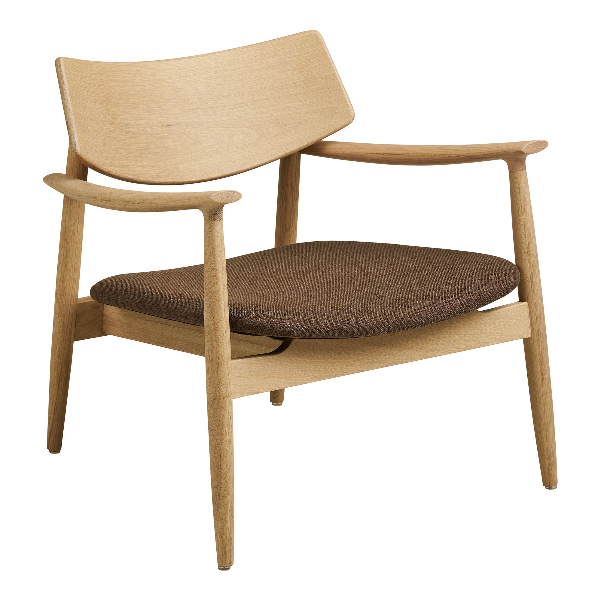 Olvera Set - Lounge Chair and Foot Pall, Nature/Brown HN1084