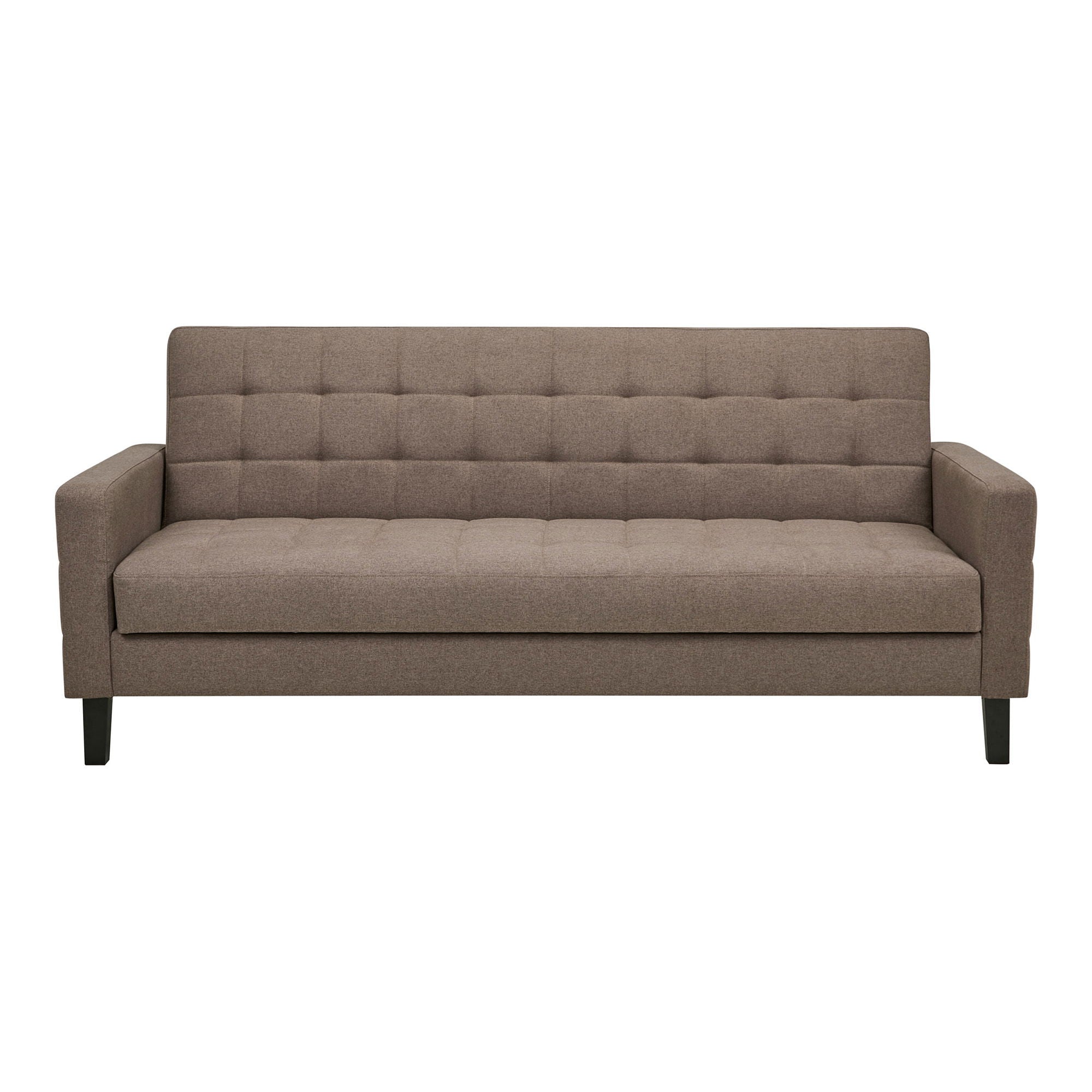 Milton SOFA BED - SOFA BED MED TRAGRES, BROWN, SVARTA BEN HN1089