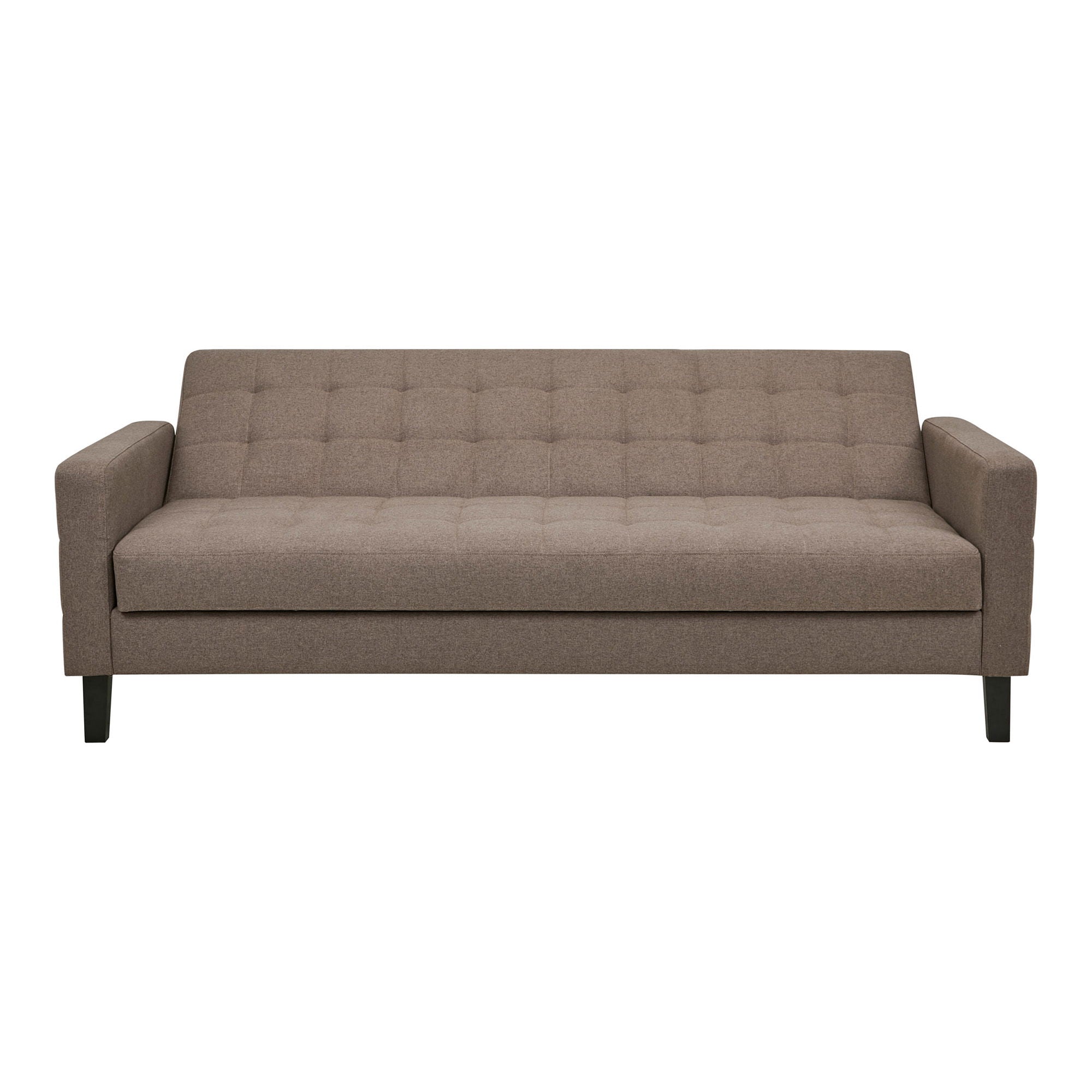 Milton SOFA BED - SOFA BED MED TRAGRES, BROWN, SVARTA BEN HN1089