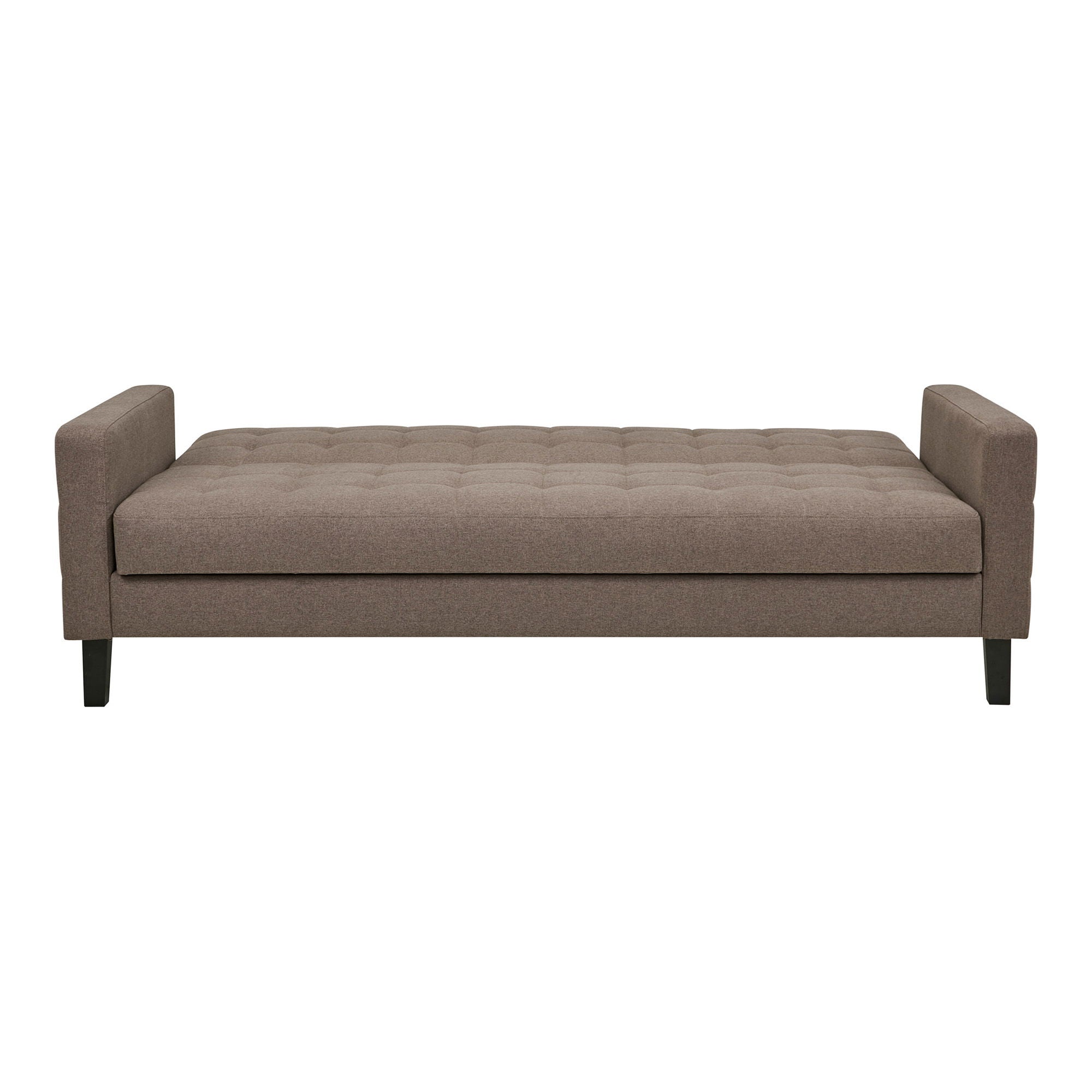 Milton SOFA BED - SOFA BED MED TRAGRES, BROWN, SVARTA BEN HN1089