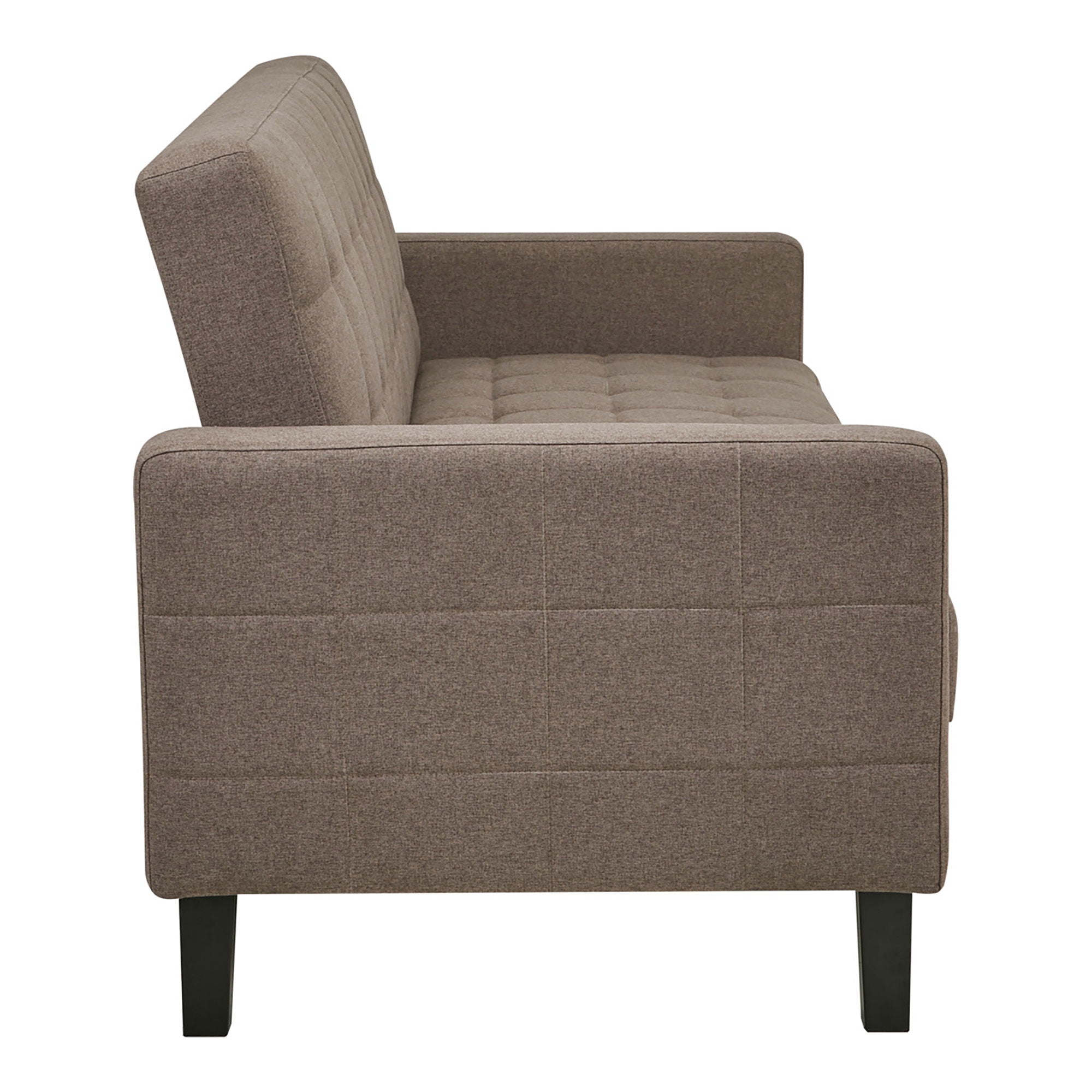 Milton SOFA BED - SOFA BED MED TRAGRES, BROWN, SVARTA BEN HN1089