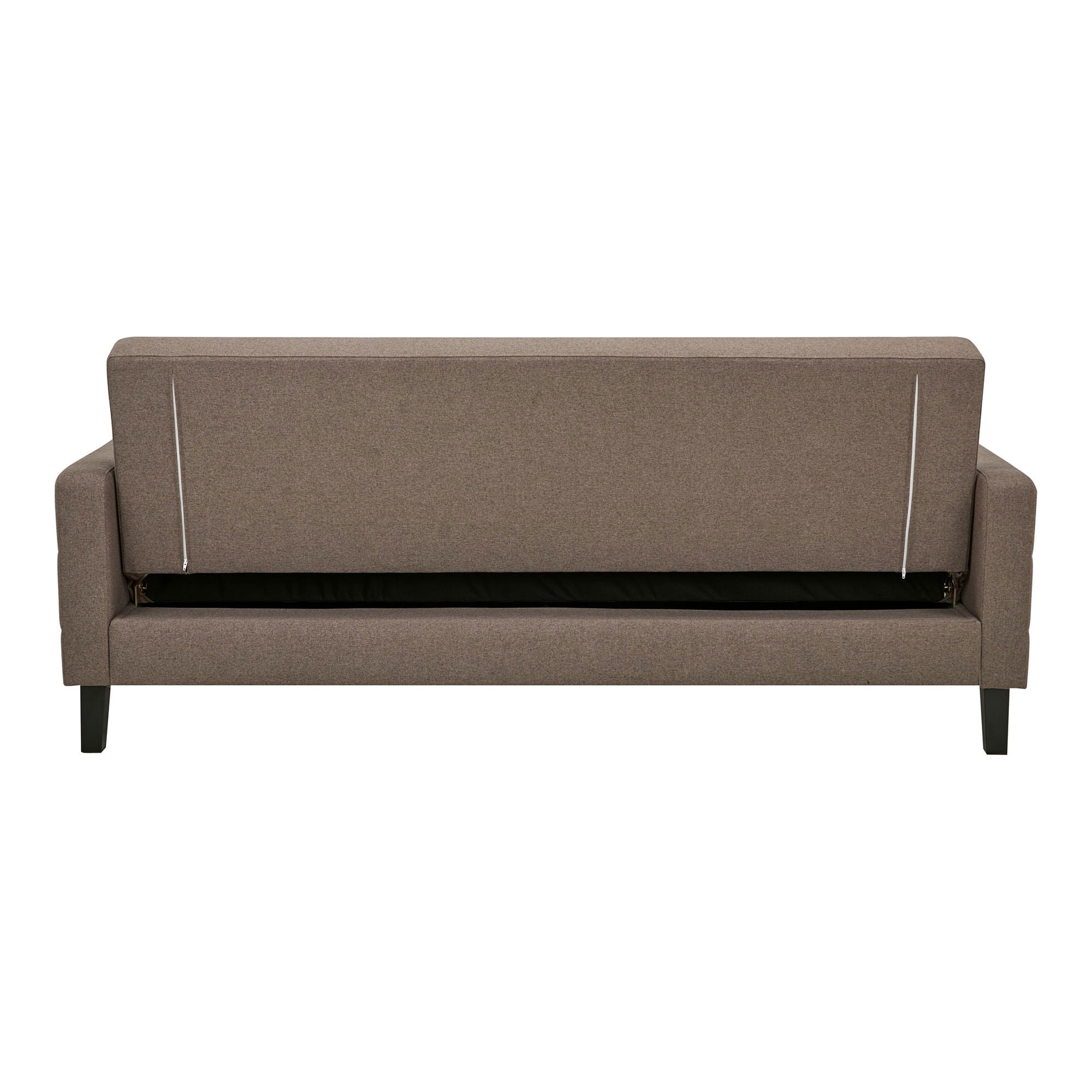 Milton SOFA BED - SOFA BED MED TRAGRES, BROWN, SVARTA BEN HN1089