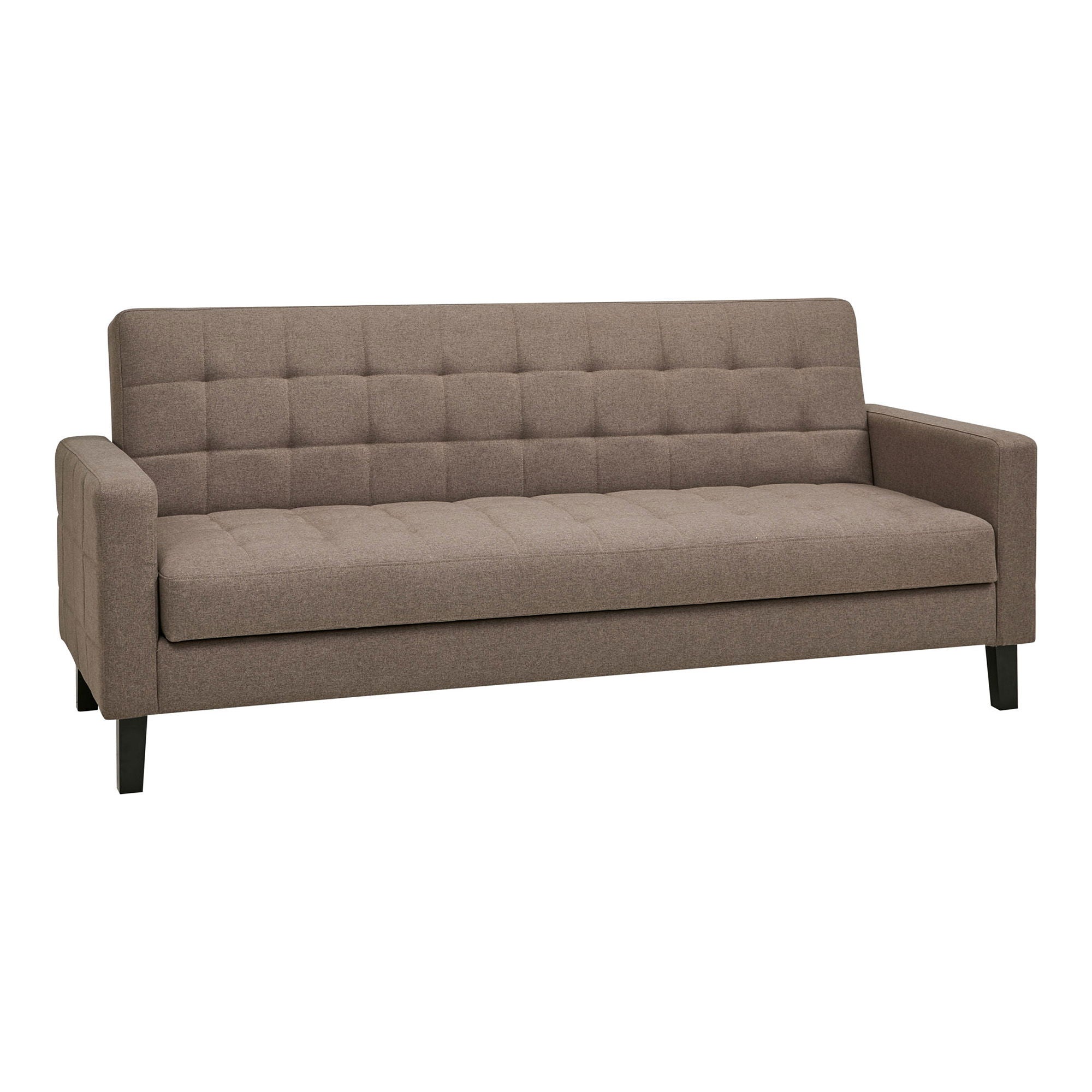 Milton SOFA BED - SOFA BED MED TRAGRES, BROWN, SVARTA BEN HN1089