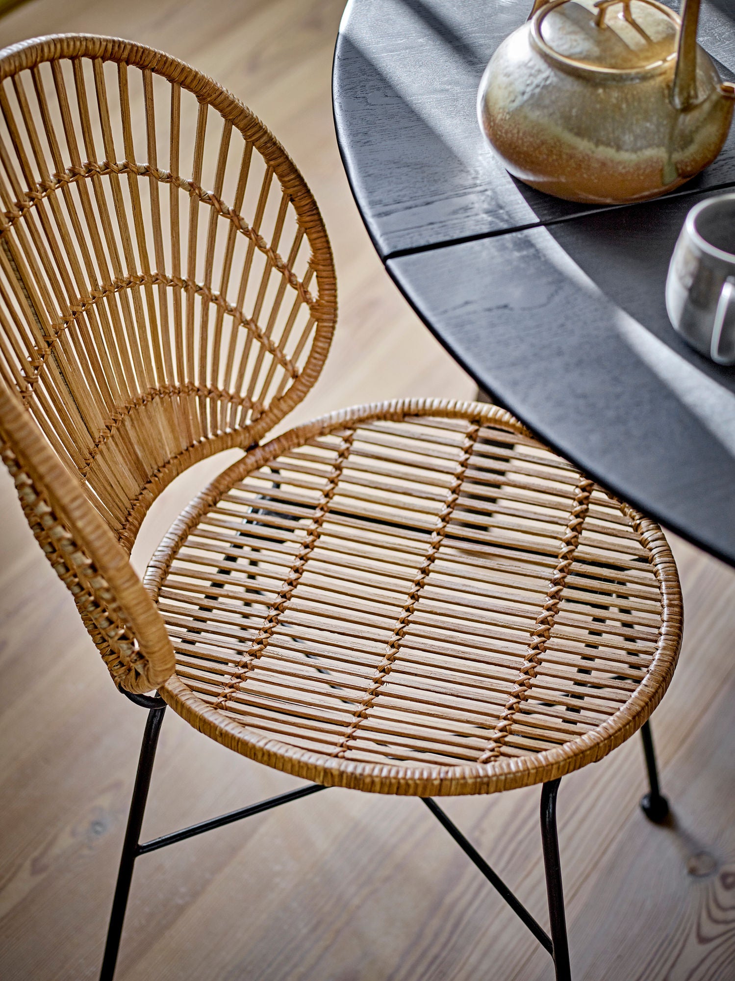 Bloomingville Peron matbord, svart, FSC® 100%, ek