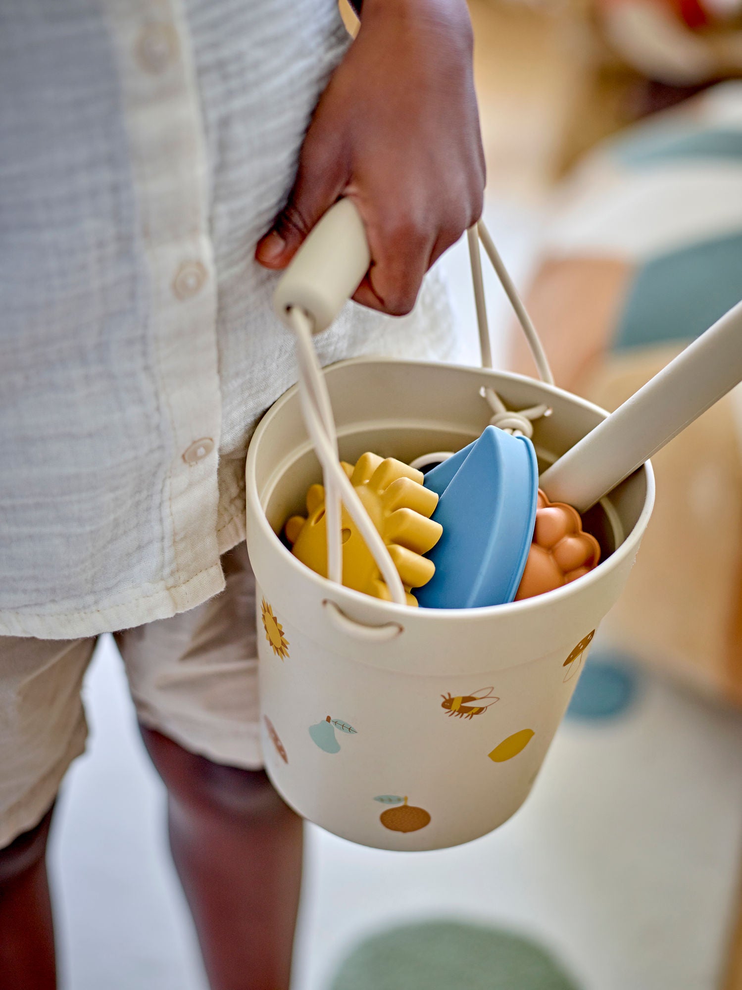 Bloomingville Mini Agnes Strand och Sandkass Toy, Nature, Silicone