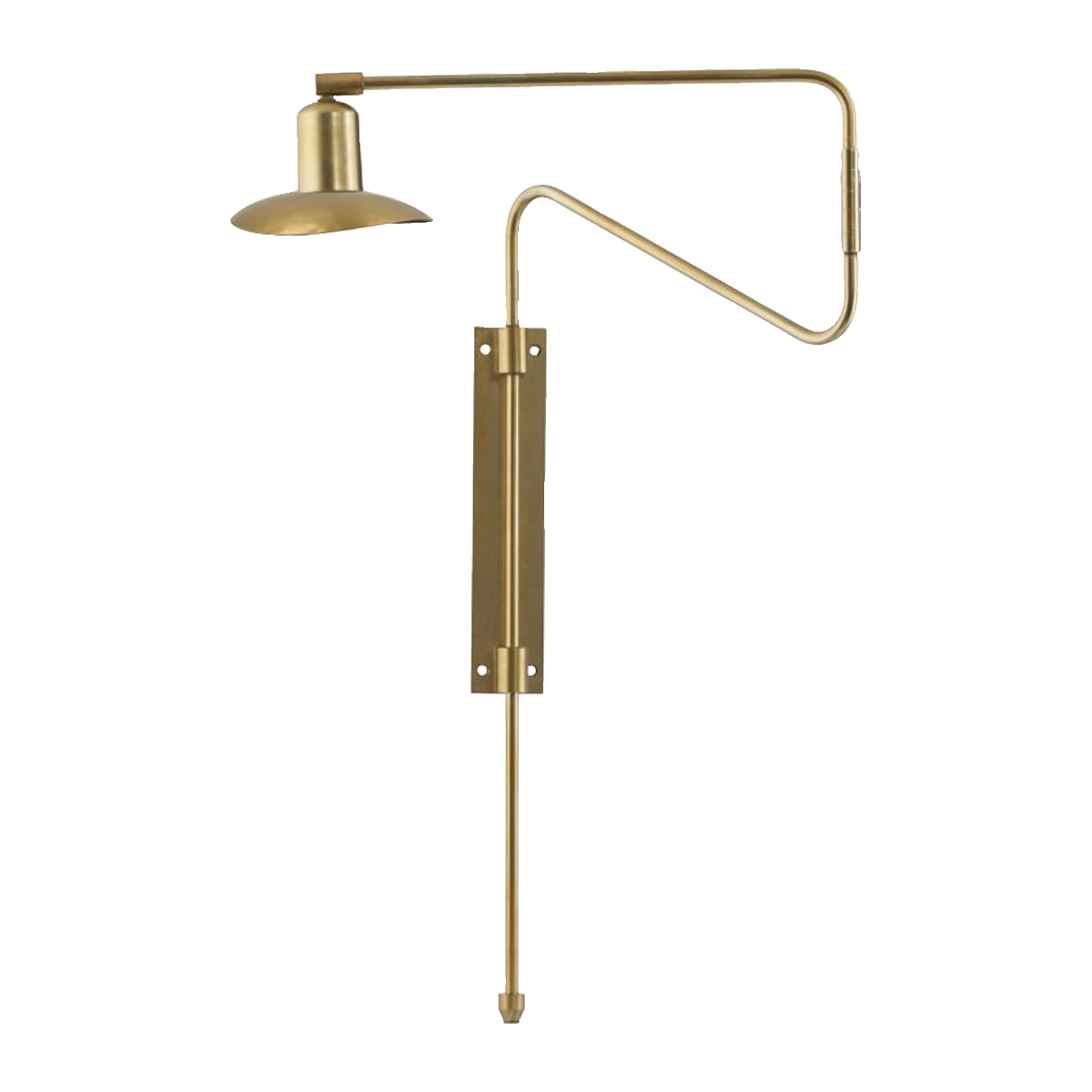Vägglampa, HDSwing, mässing