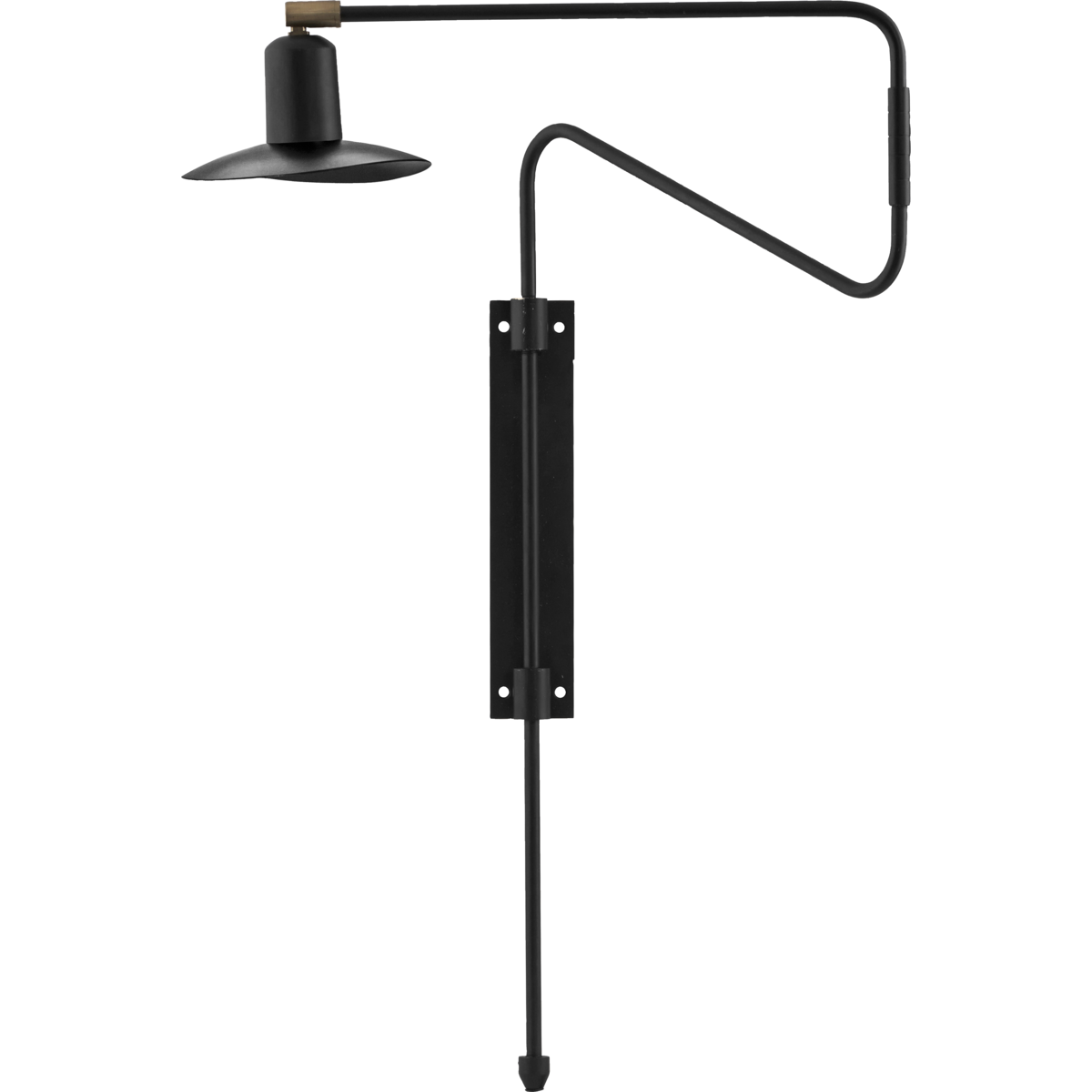 Vägglampa, HDSwing, svart