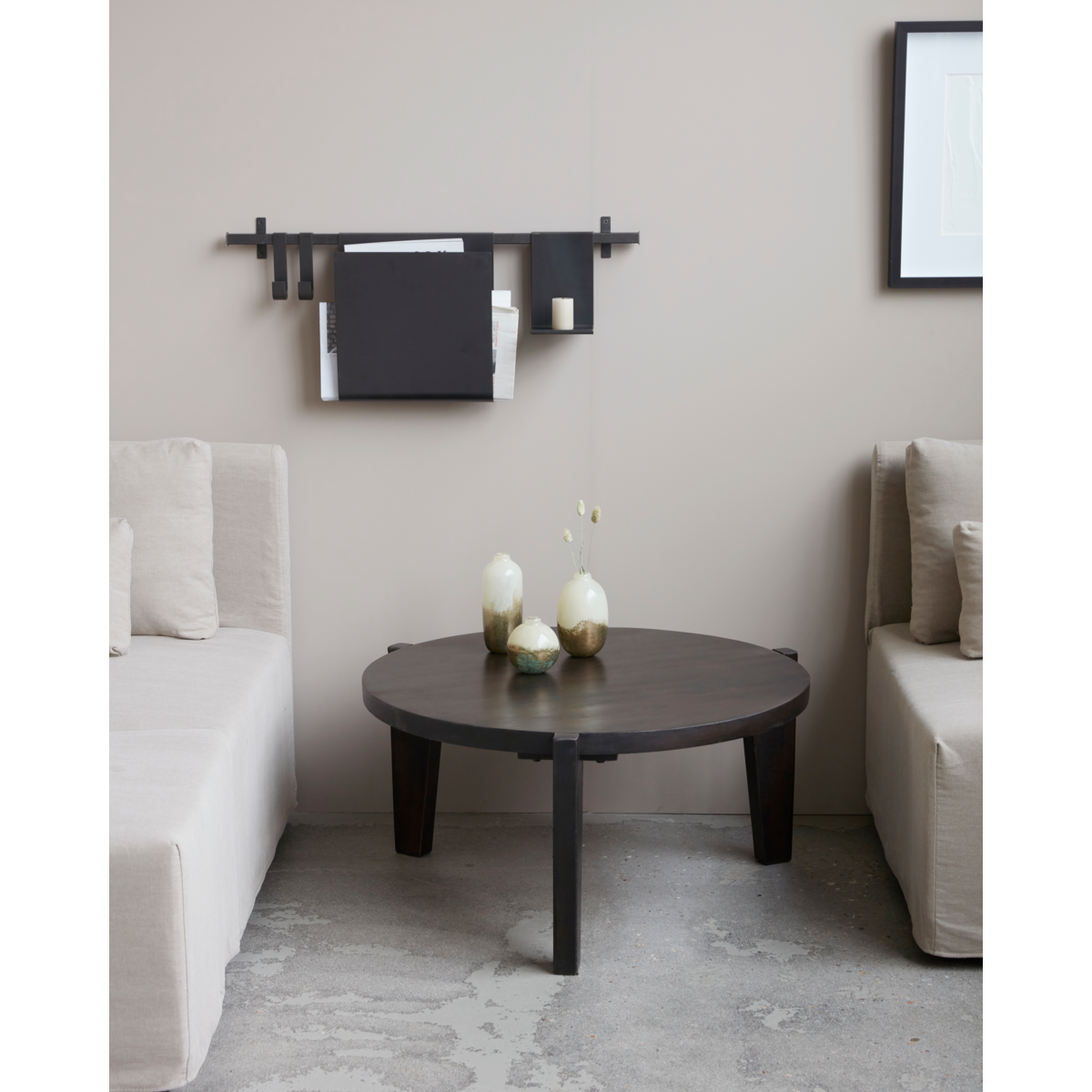 House Doctor - Soffbord, HDBali, Svartbetsad