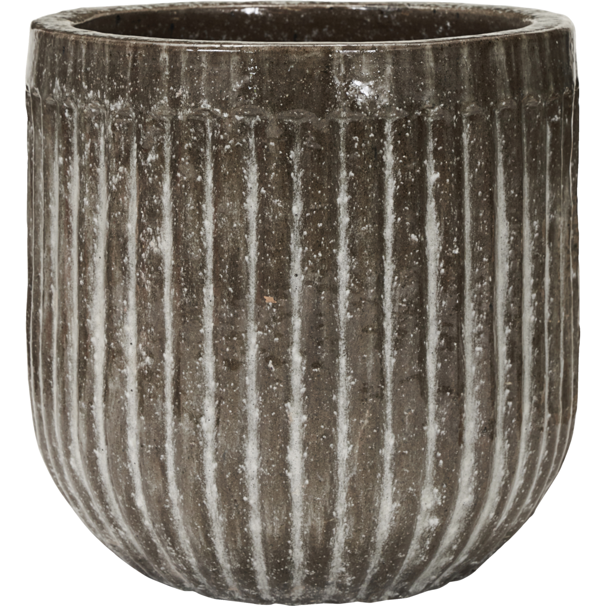 Örtpott, hdpharao, grå; brun
