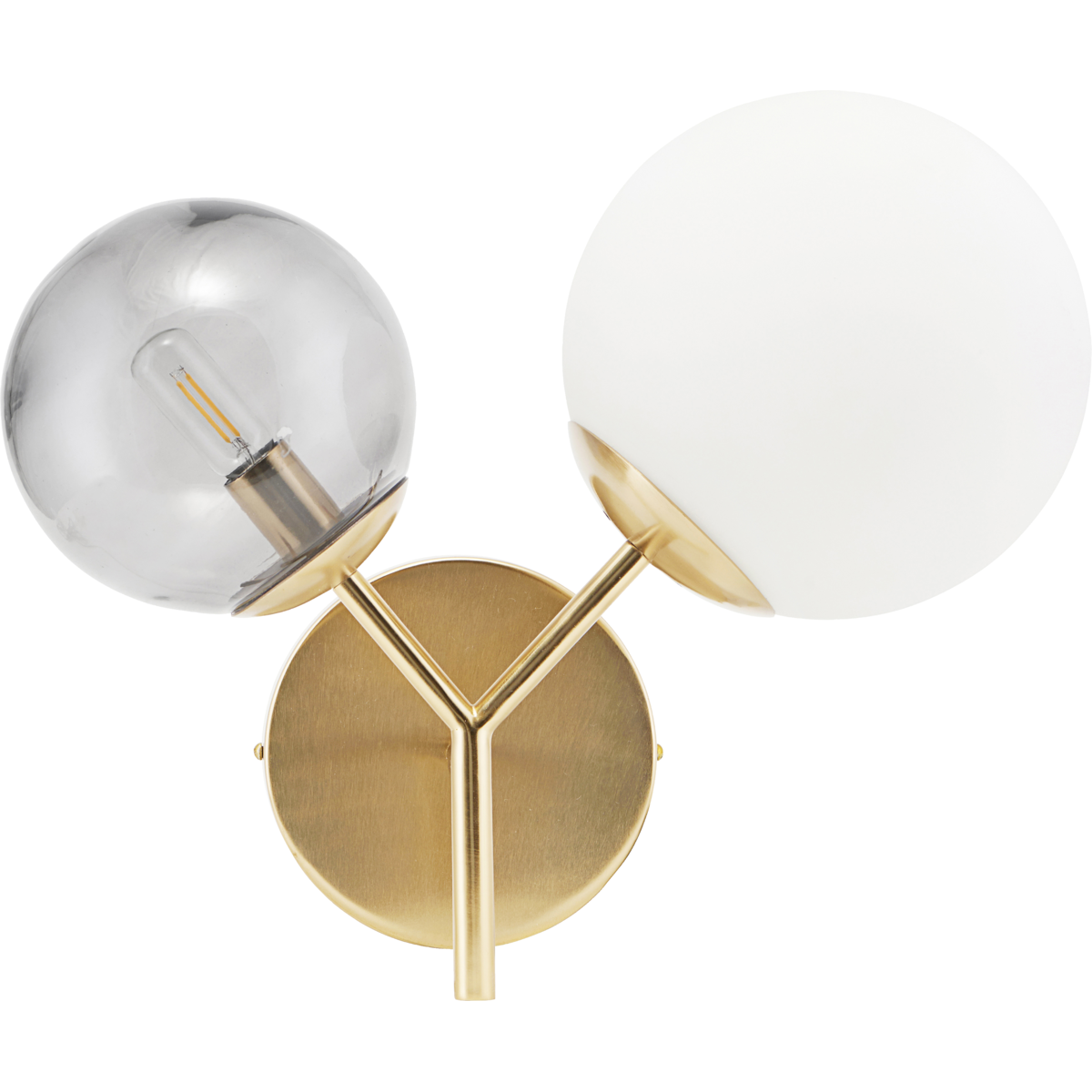 Vägglampa, hdtwice, mässing