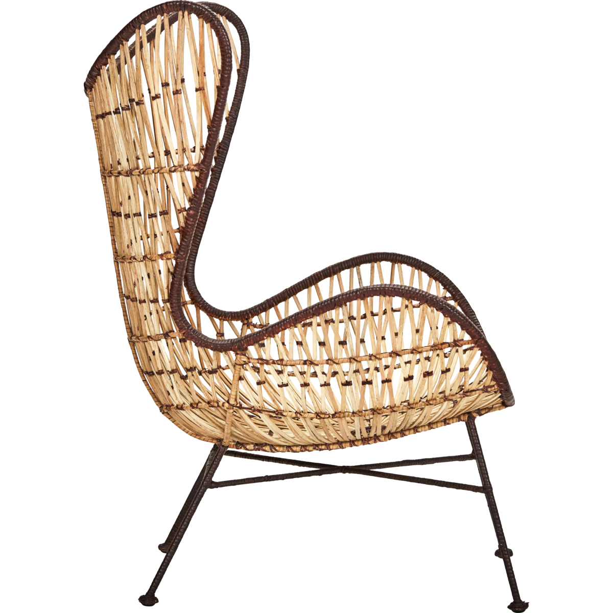 Lounge stol, hdflow, natur