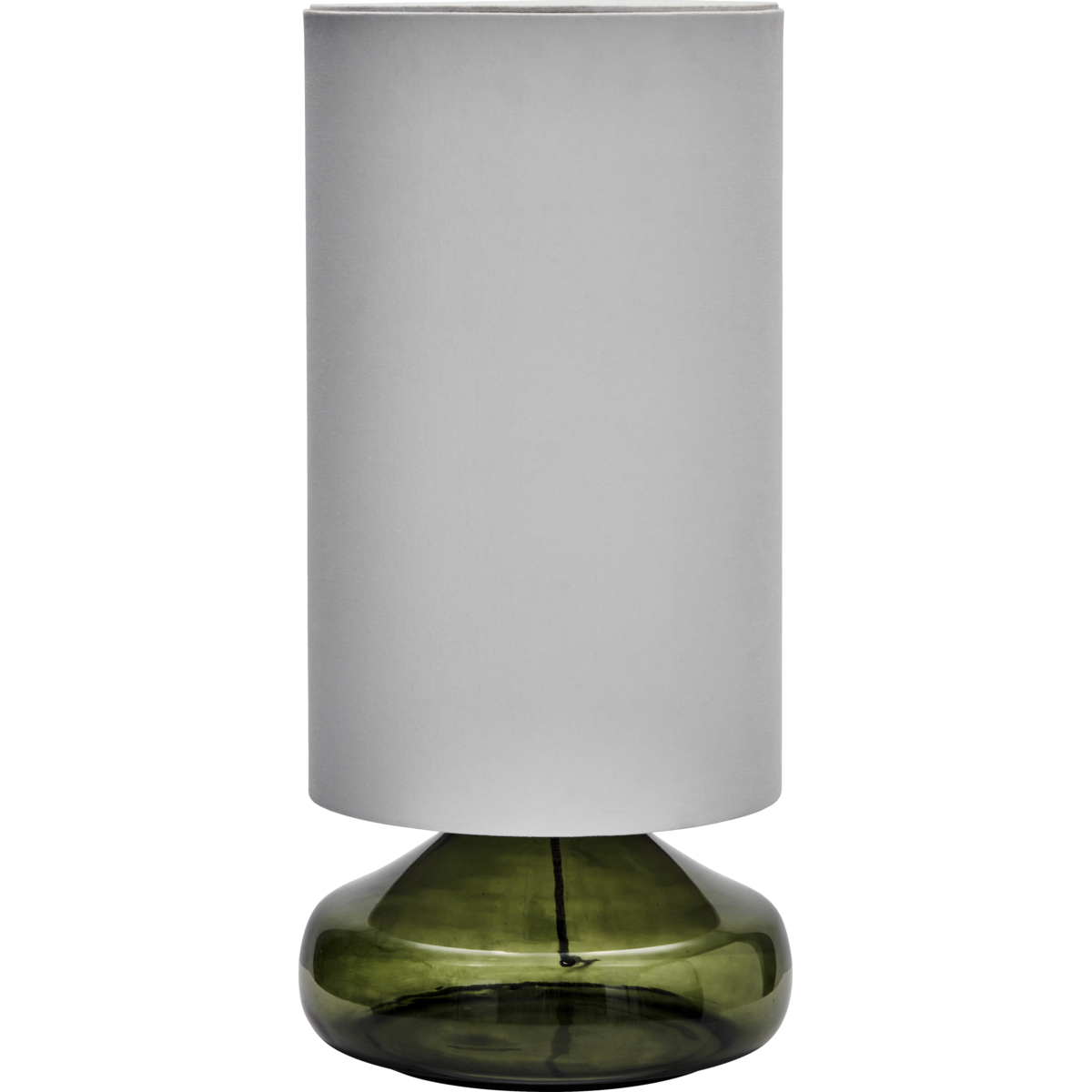 Bordslampa, hdmatte, grön; vit