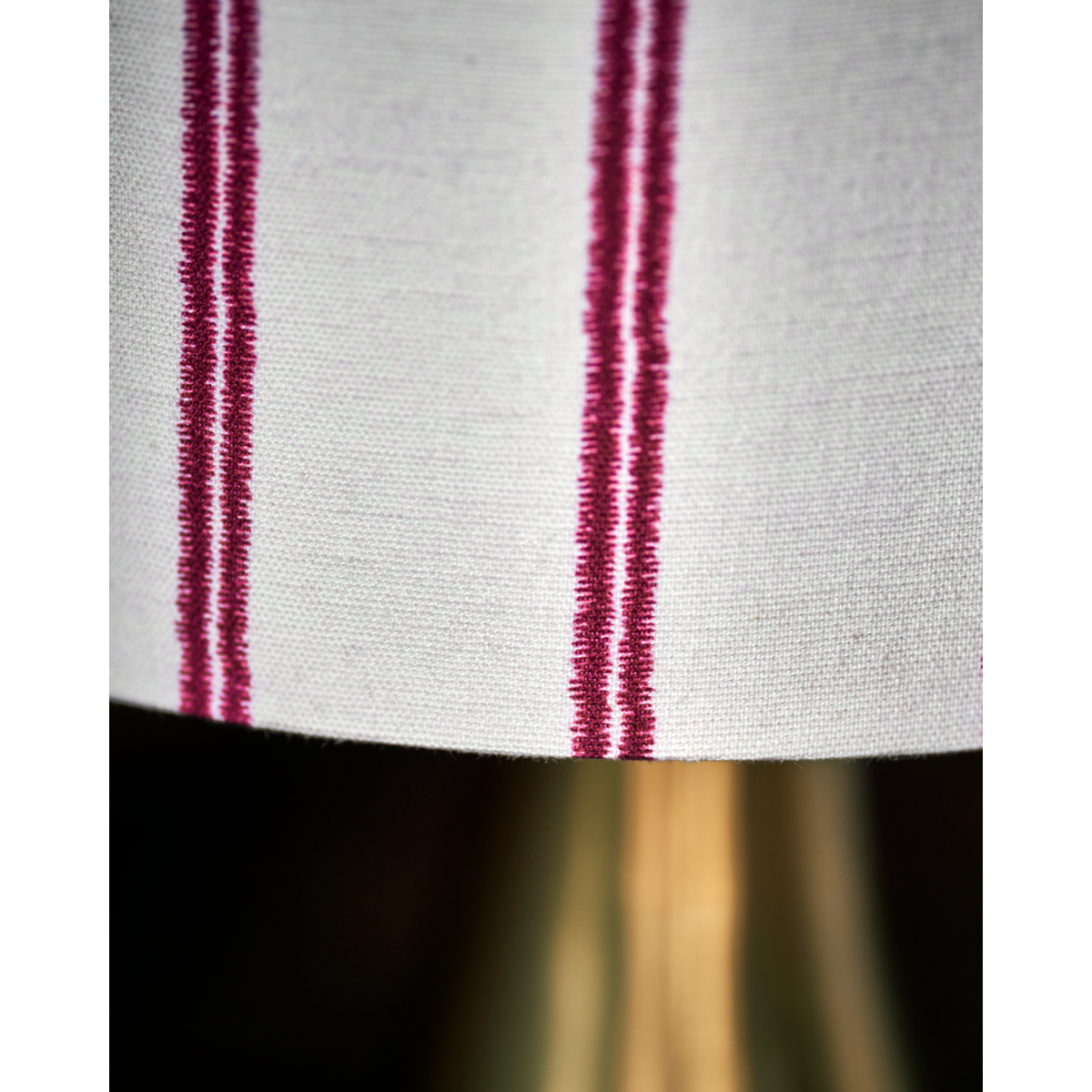 Bordslampa, hdtulip, antik mässing