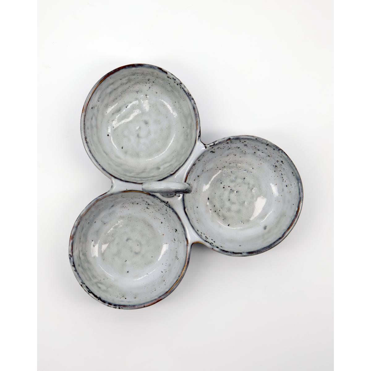 Serverande skålar, hdrustic, mörkgrå