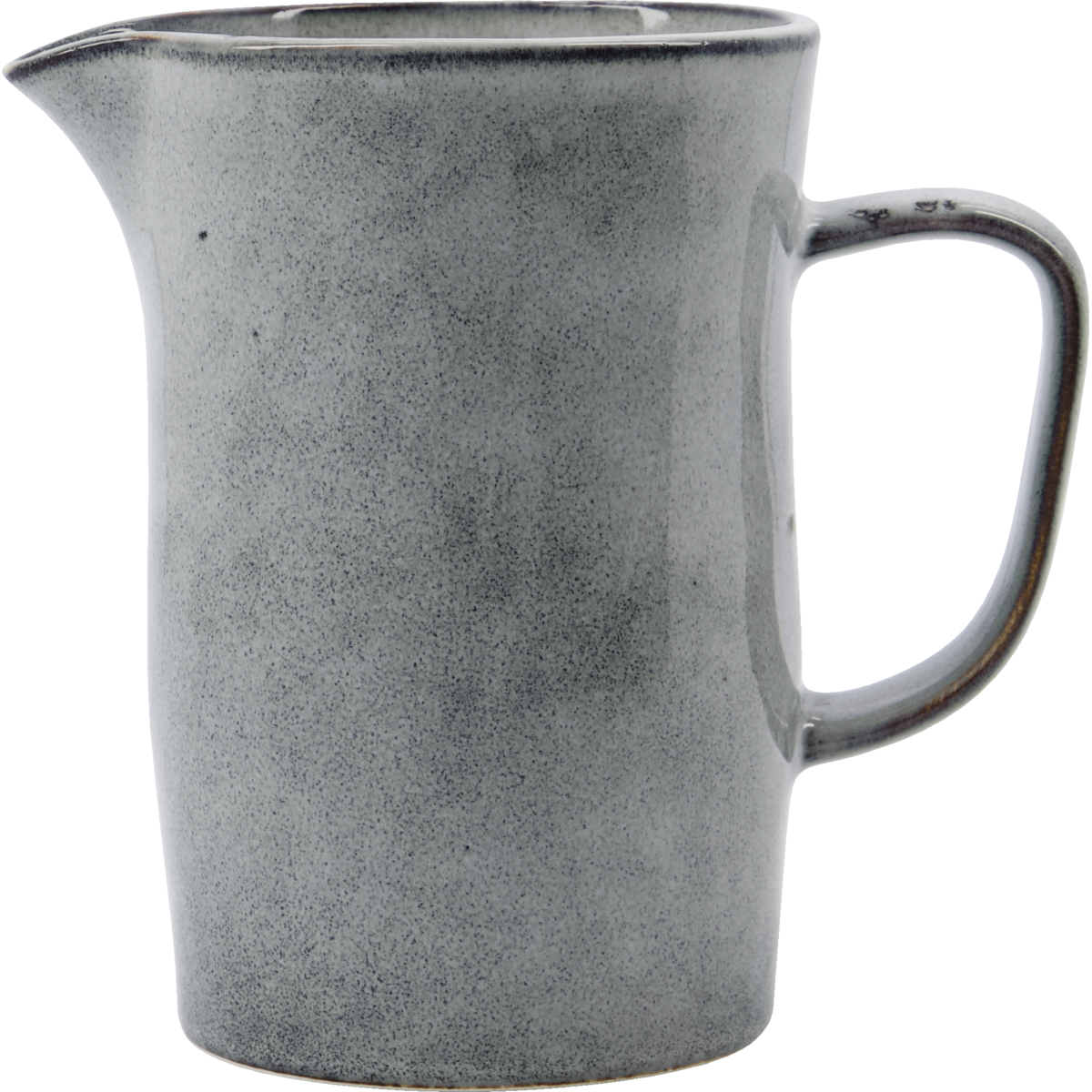 Pitcher, hdrustic, grå; blå
