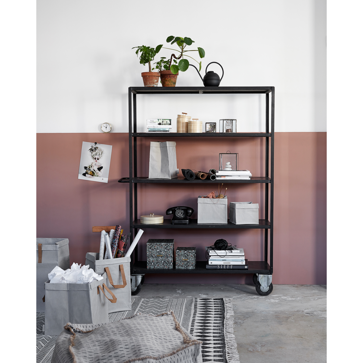 Vattenkanna, HDPlant, Svart