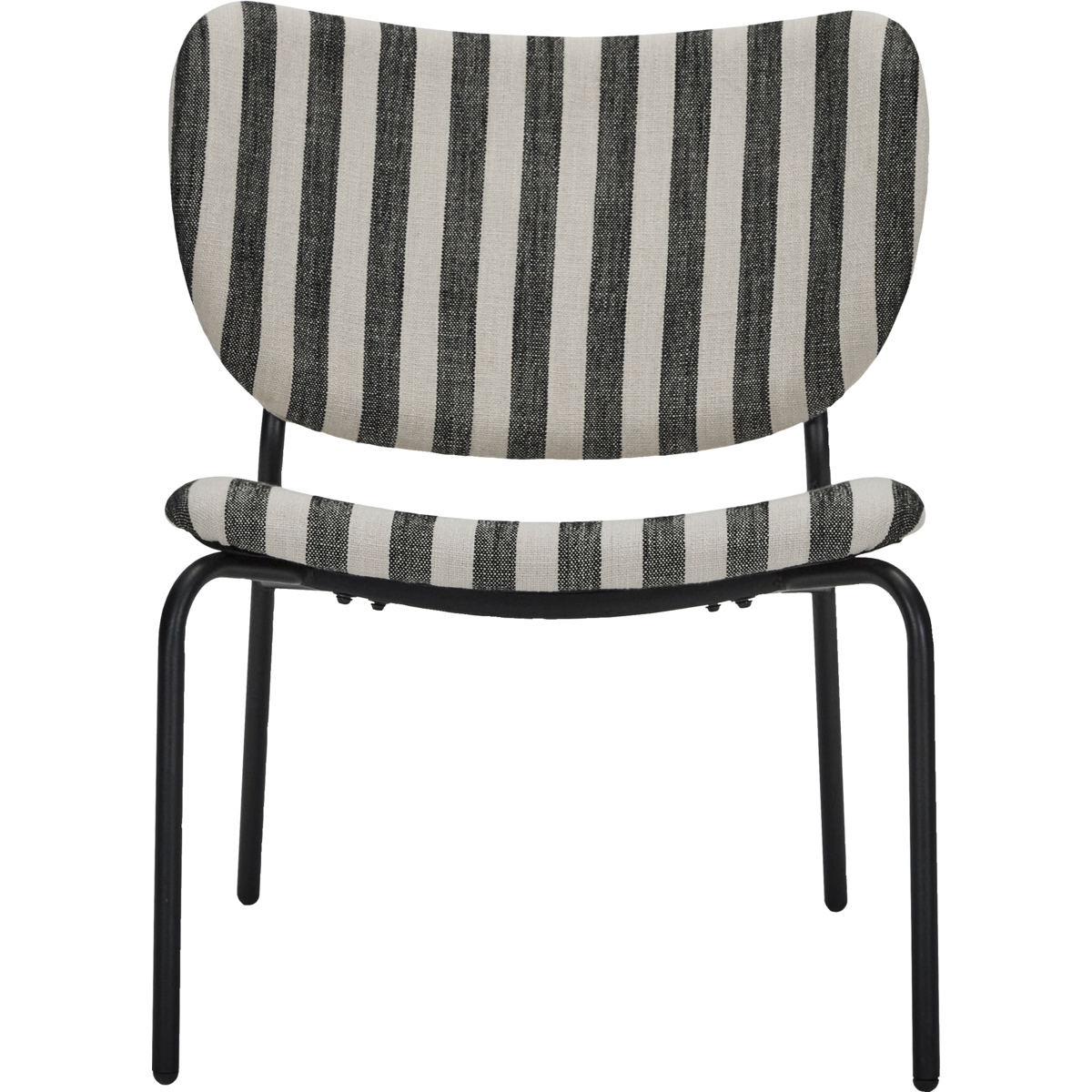Lounge Chair, Hdlonga, Black; vit