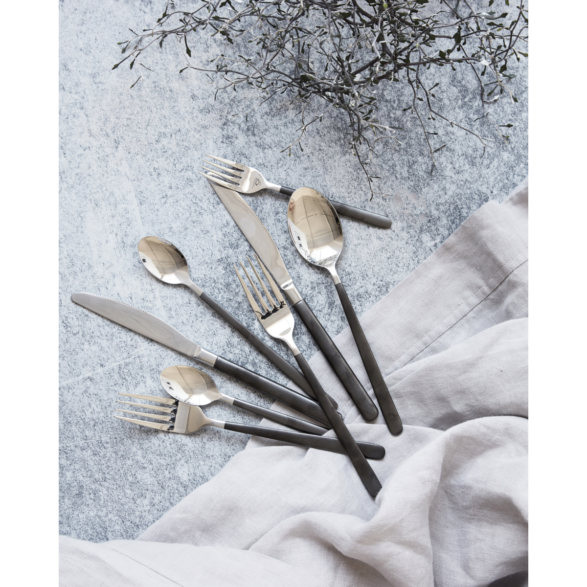 House Doctor - Spoon, Hdox, Black; Silver