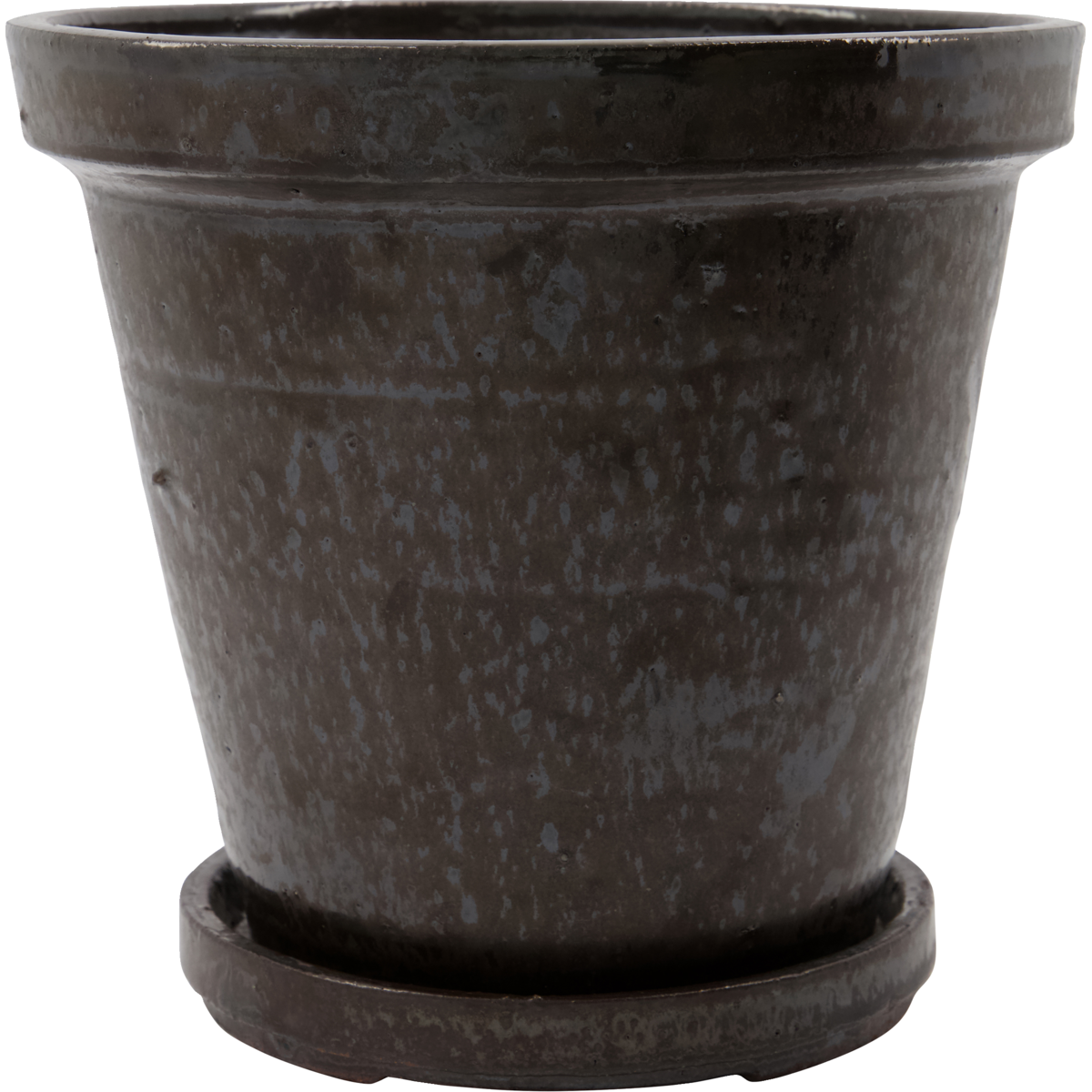 Örtkruka med tefat, hdflower, brun