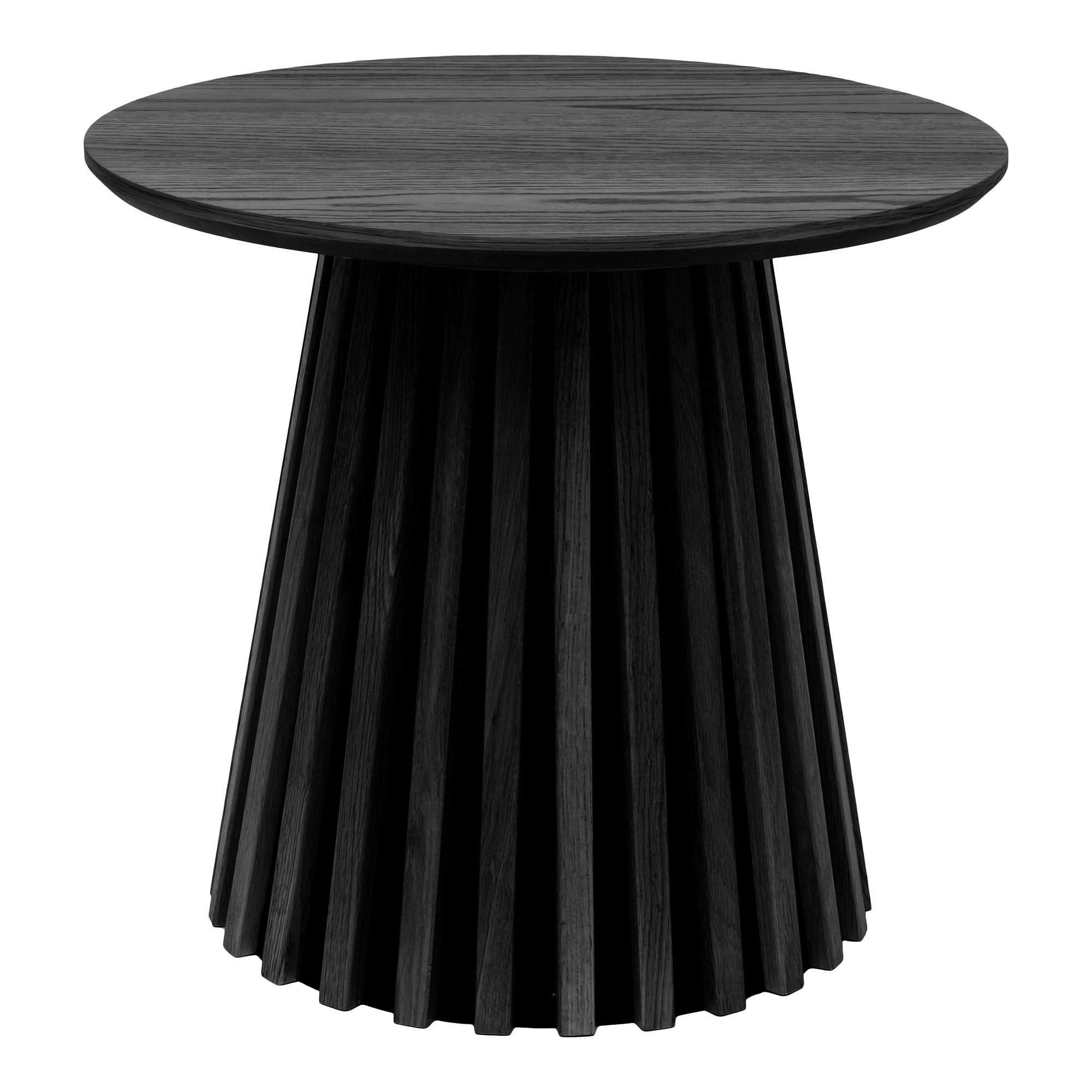 Osaka Corner Table - Corner Table, Egefins, Black Ø50x45 CM