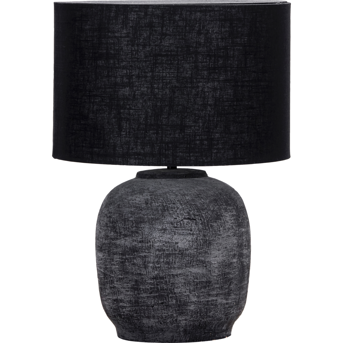 Bordslampa inkl. lampskärm, hdtahi, svart