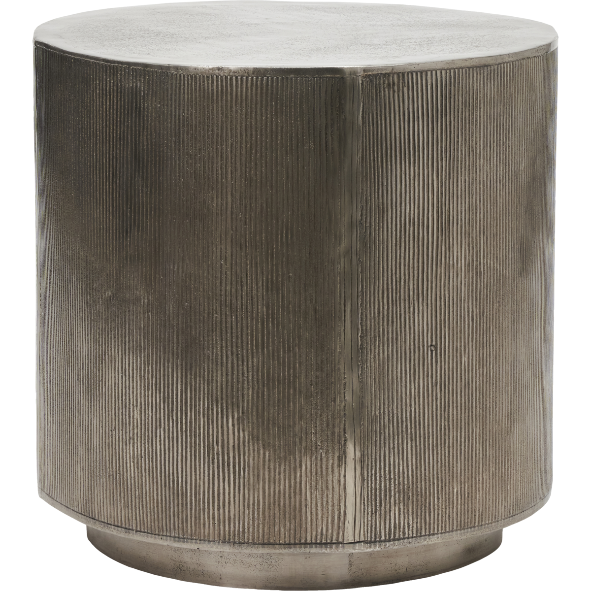 Soffbord, hdrota, borstat silver