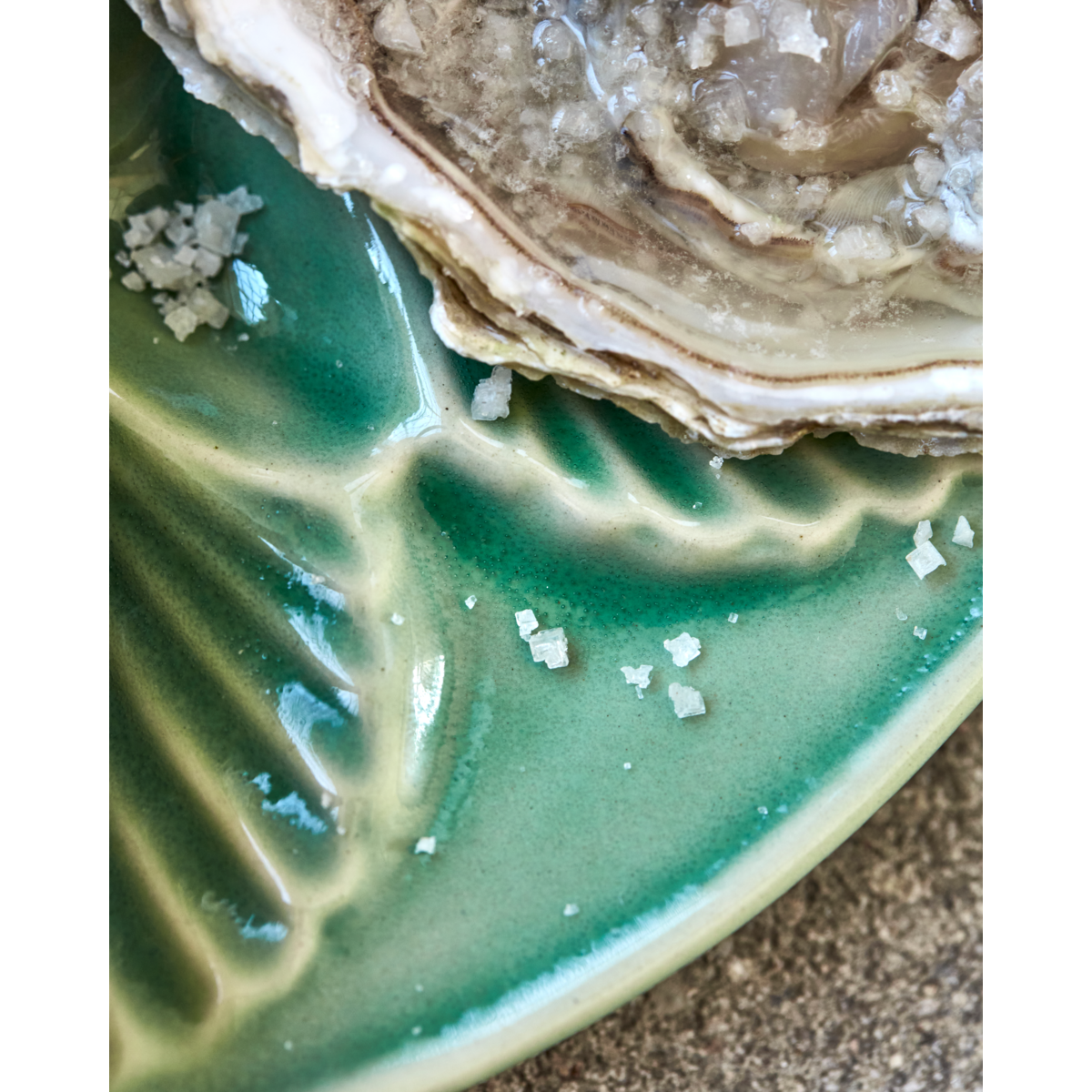 Serverande maträtt, hddiva, grön