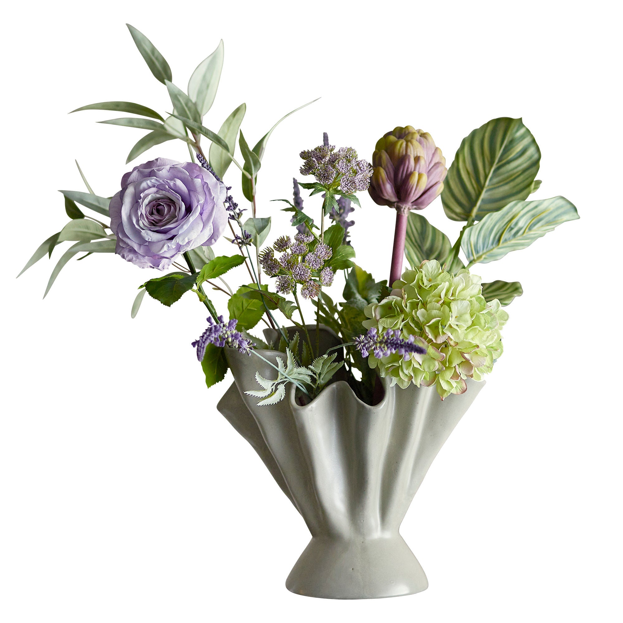 Bloomingville Whisper Bouquet, lila, konstgjorda blommor