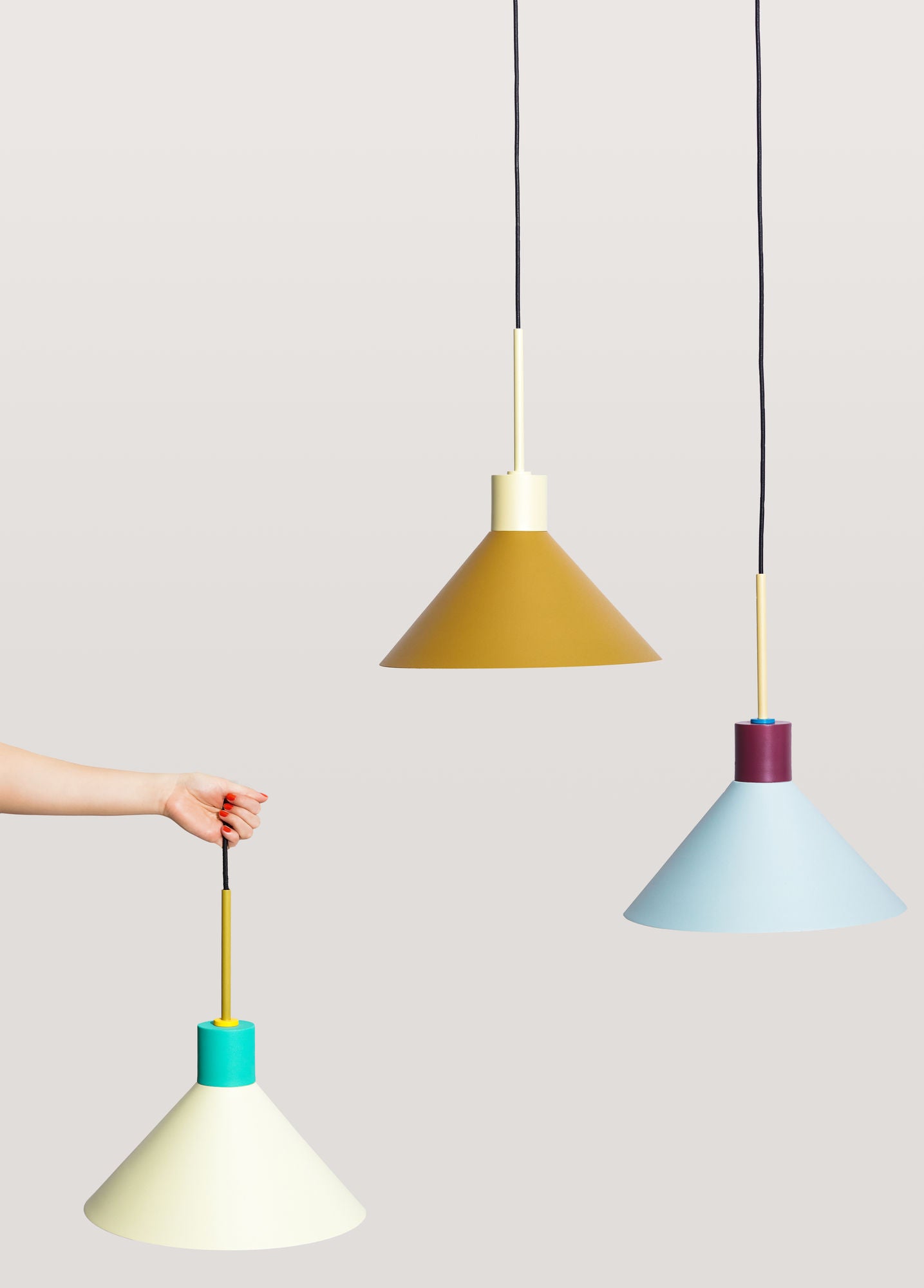 Hübsch Crayon Pendel Amber