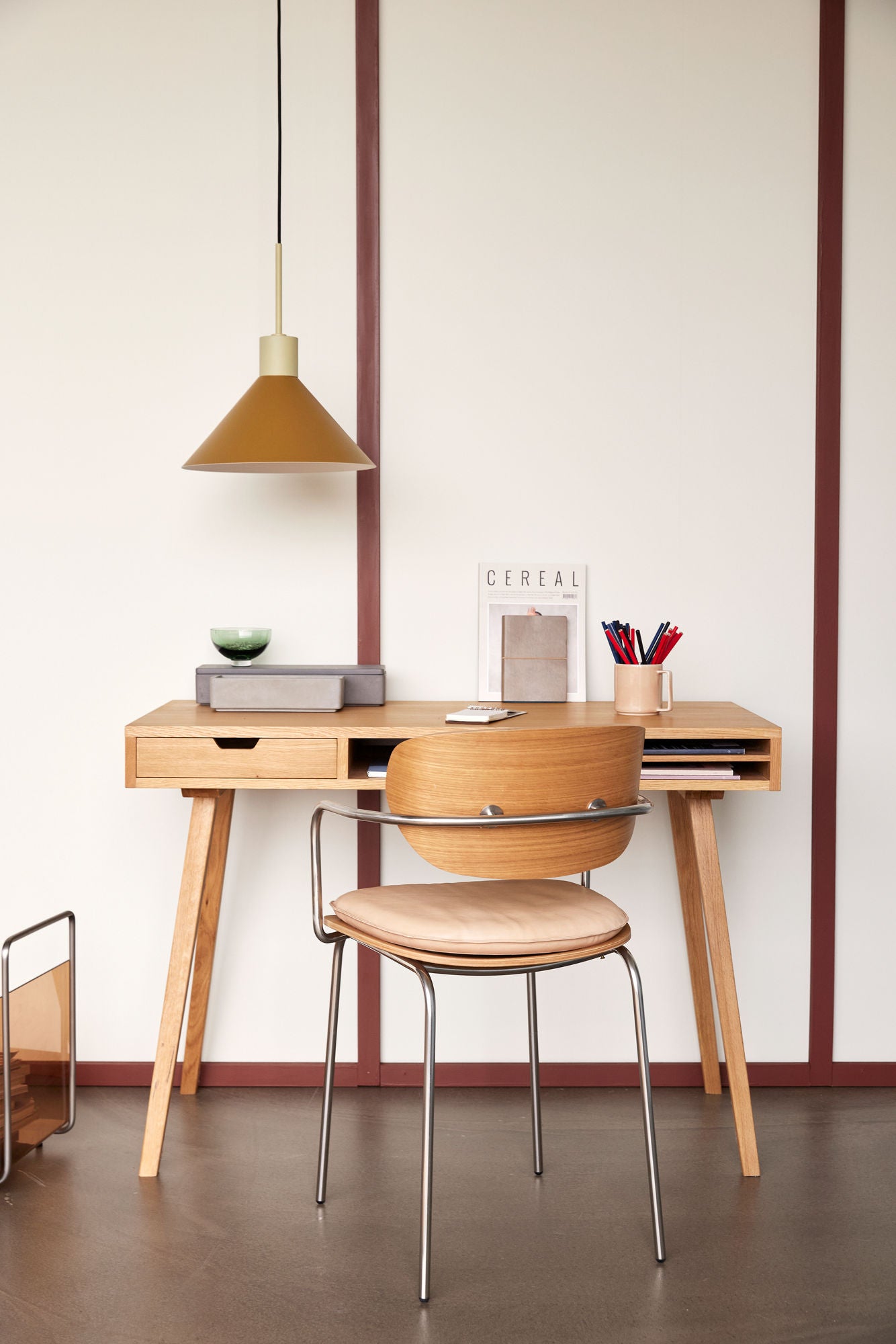 Hübsch Crayon Pendel Amber