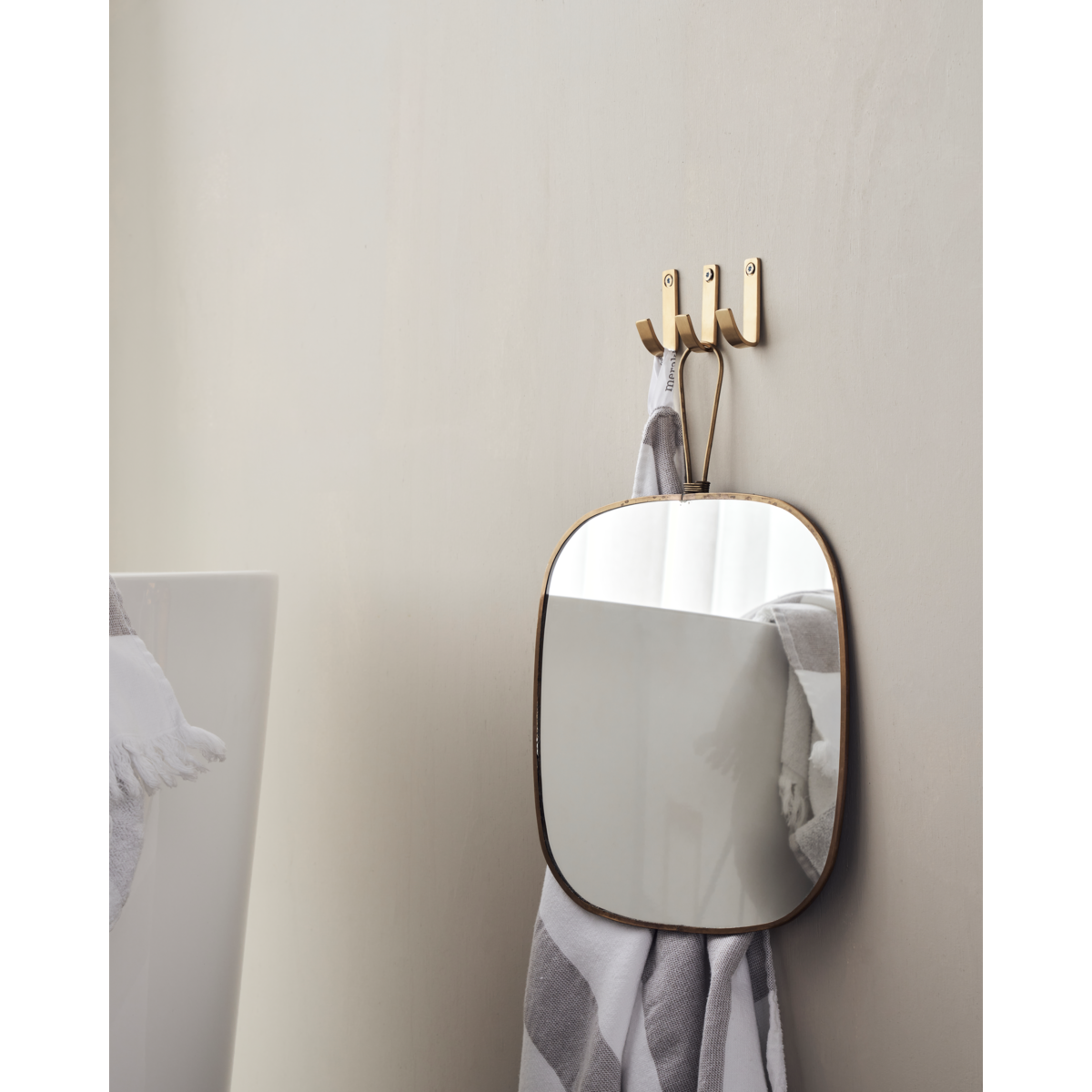 Krok, mthapsus, borstad mässingsfinish