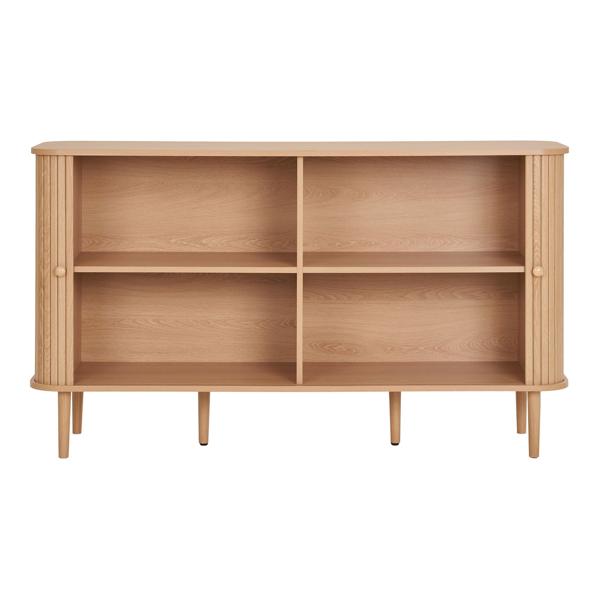 Skänk, 2 dörrar, naturen<br>140x40x79 cm