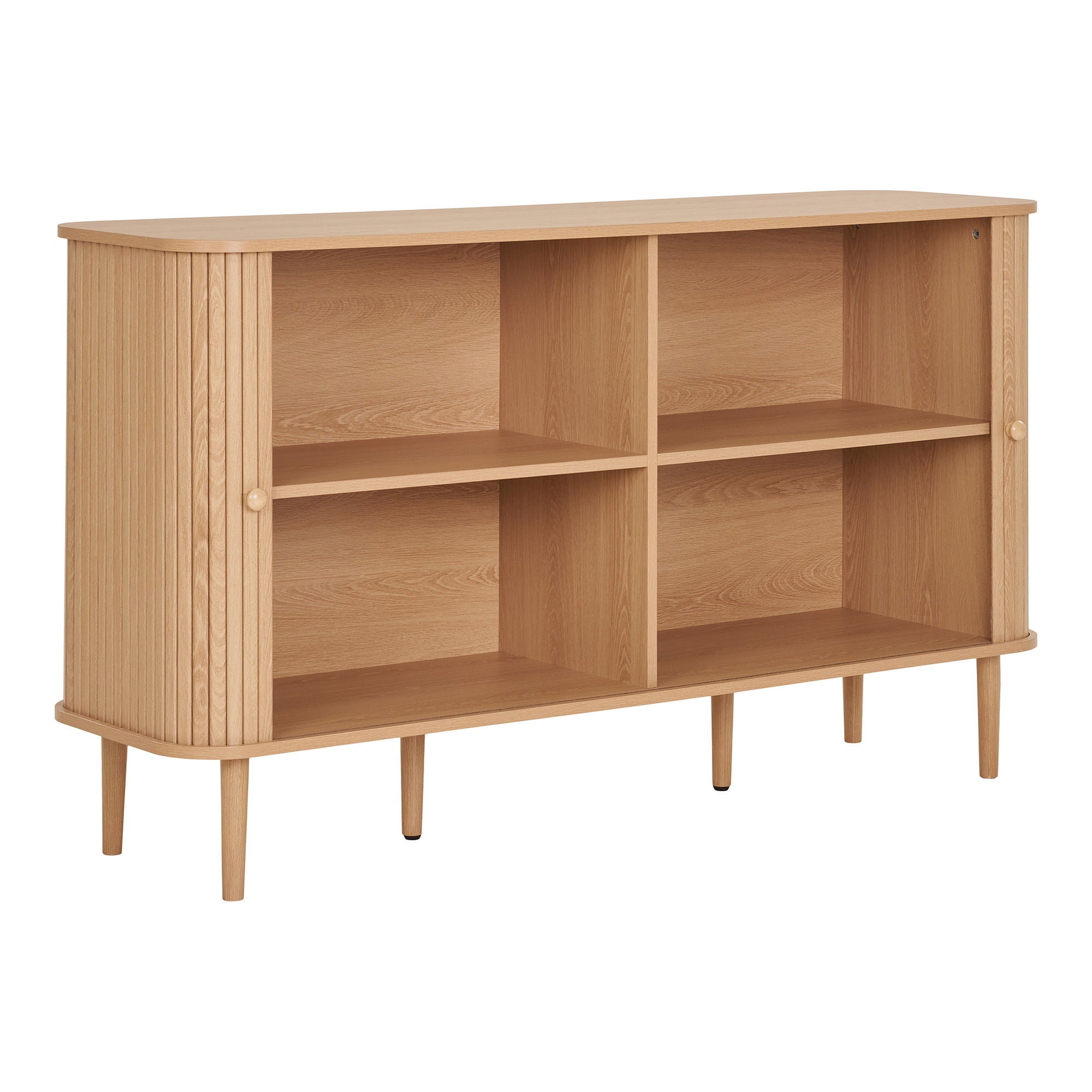 Skänk, 2 dörrar, naturen<br>140x40x79 cm