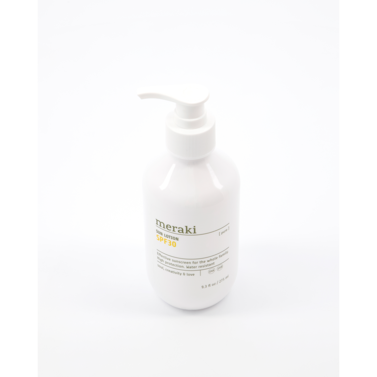 Sollotion, ren, vit