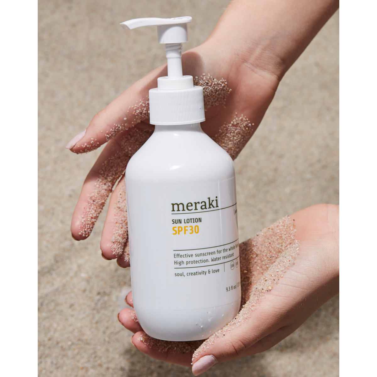 Sollotion, ren, vit