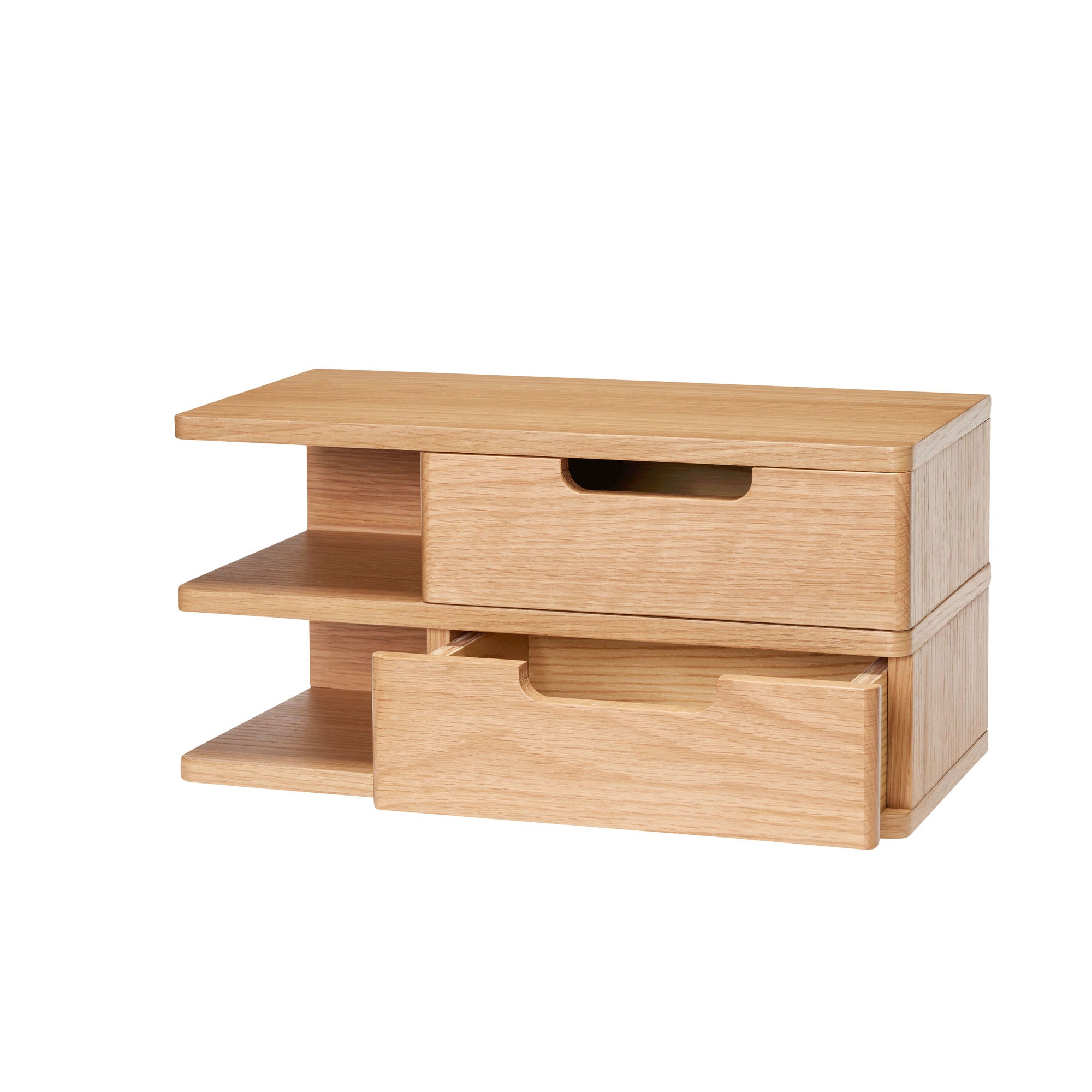 Hübsch öppen vägghylla/sängbord naturen