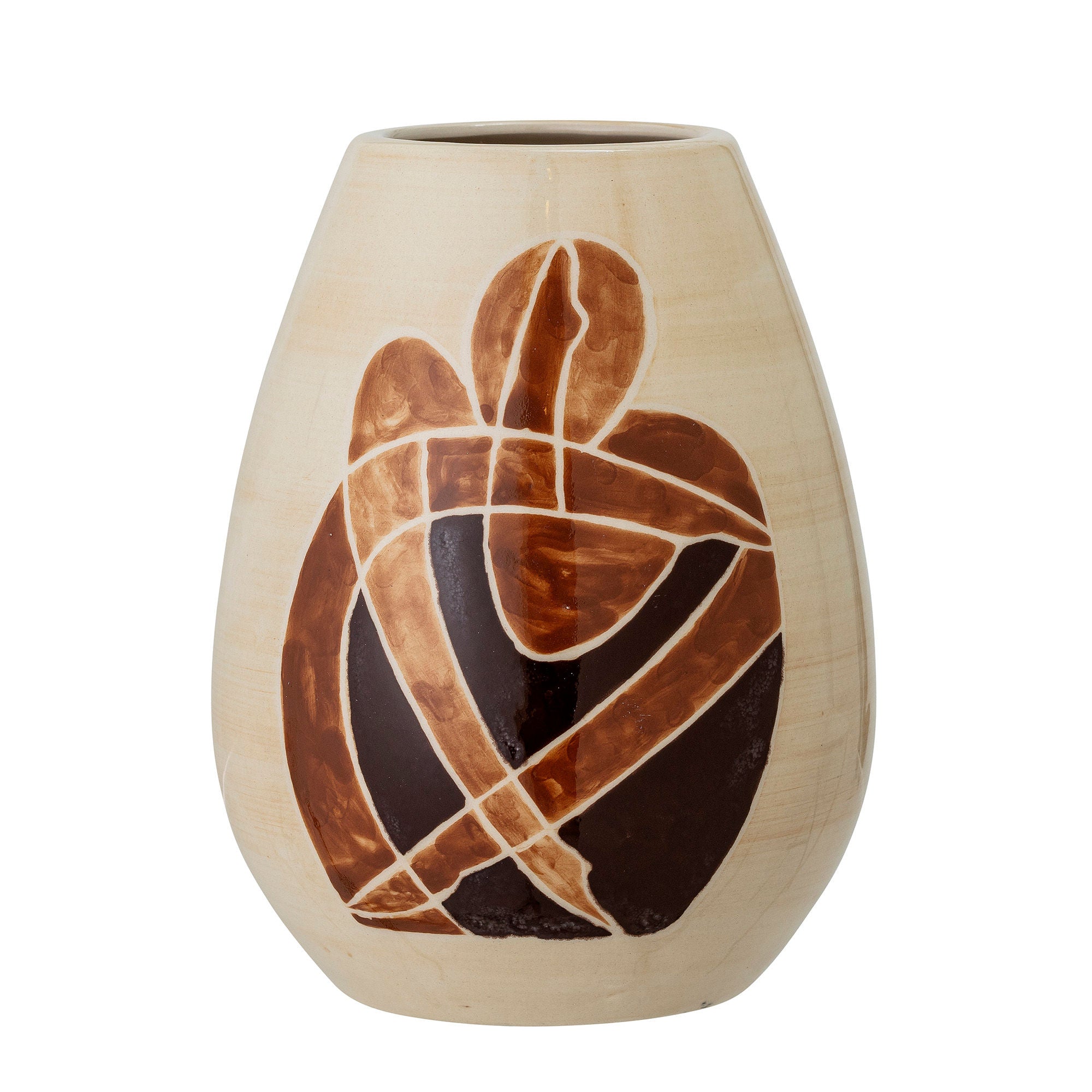 Bloomingville Jona Vase, brun, stengods