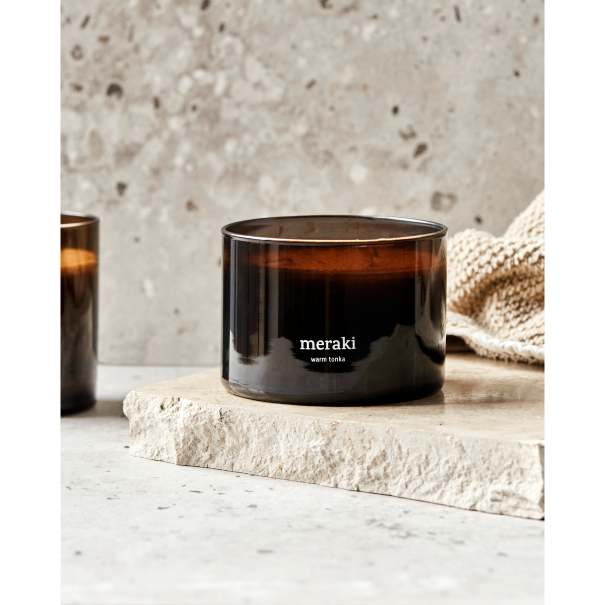 Doftljus, Varm tonka, Brun