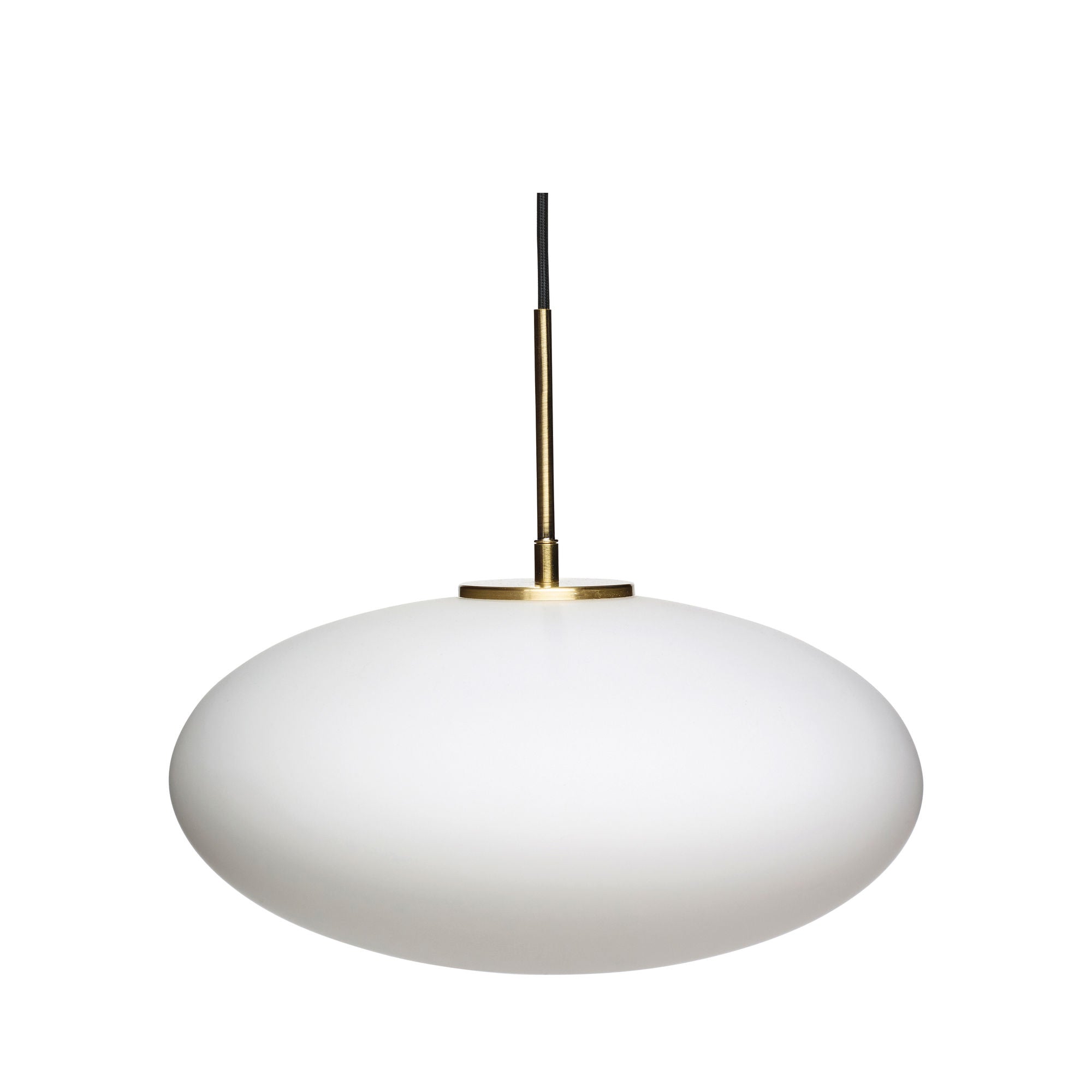Hübsch Muse Pendant ellipse White