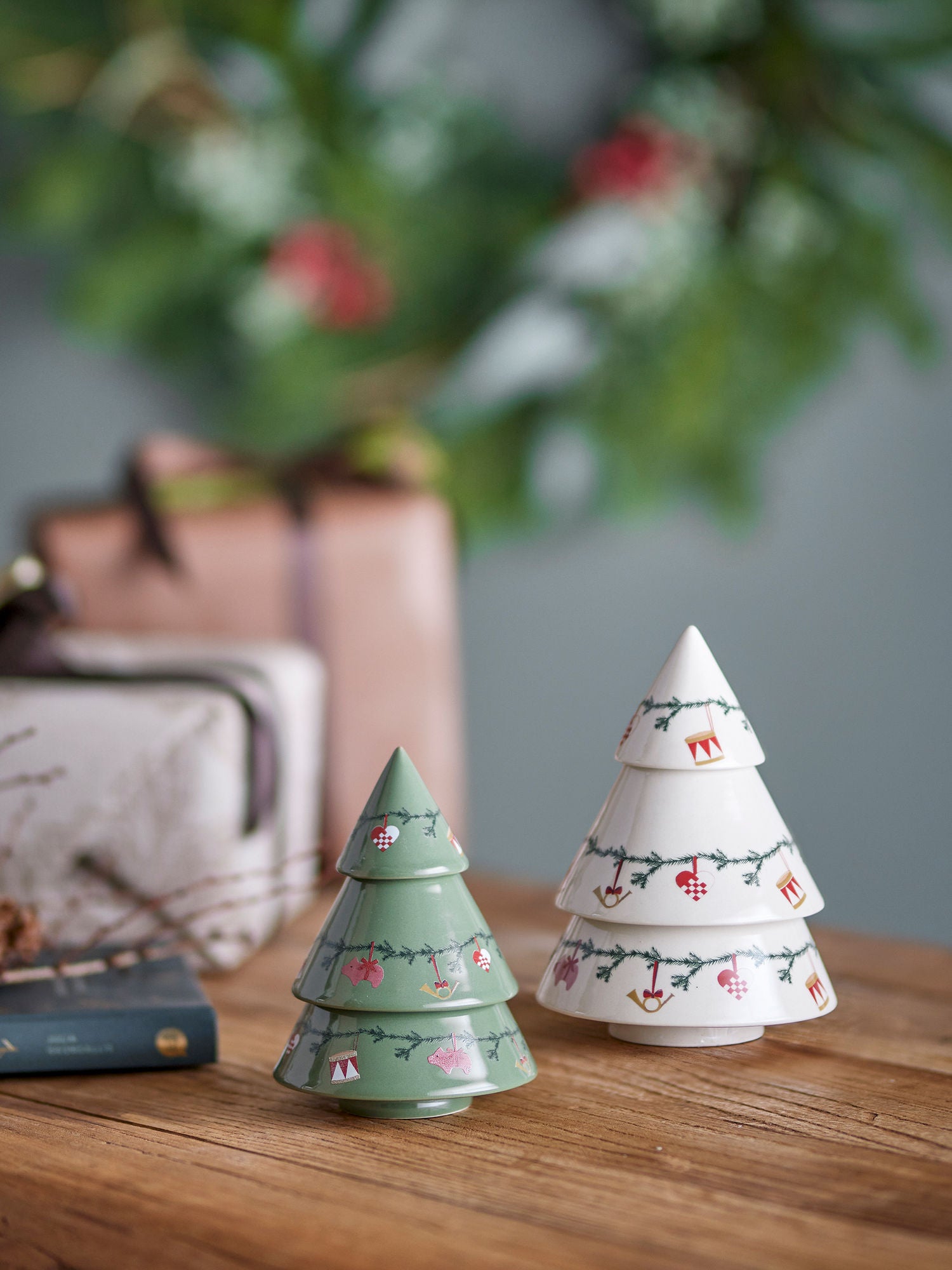 Bloomingville Yule Deko, natur, stengods