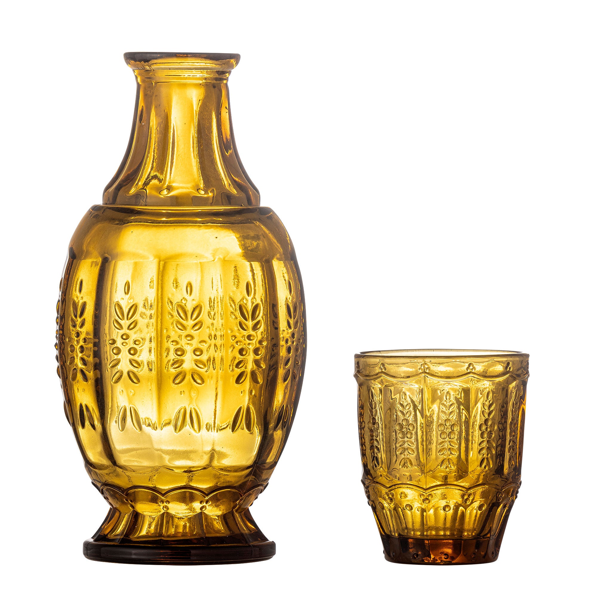 Creative Collection Theon Carafe & Glass, Brown, Glass