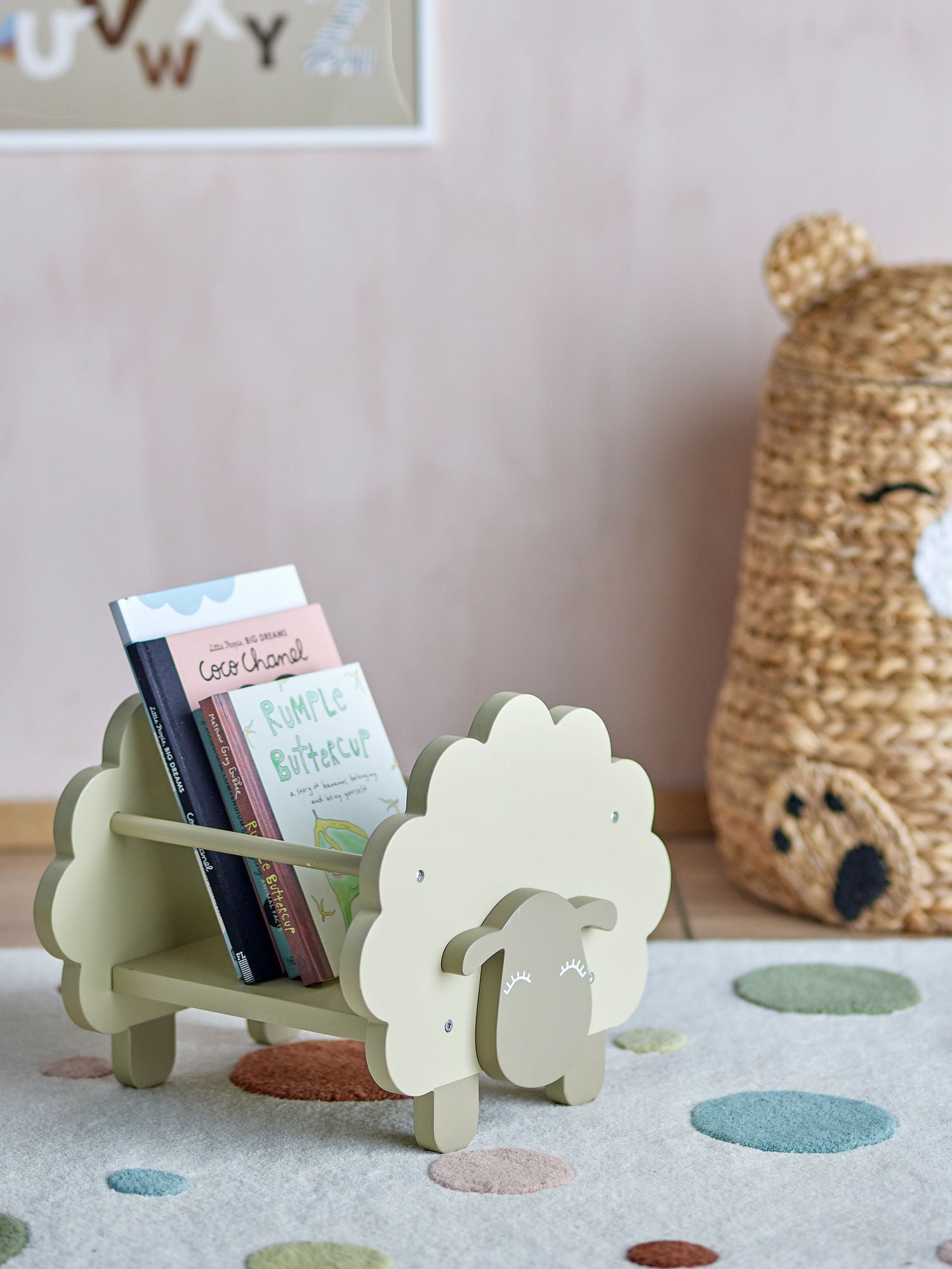 Bloomingville MINI Dolly bokhylla, grå, FSC®100%, MDF