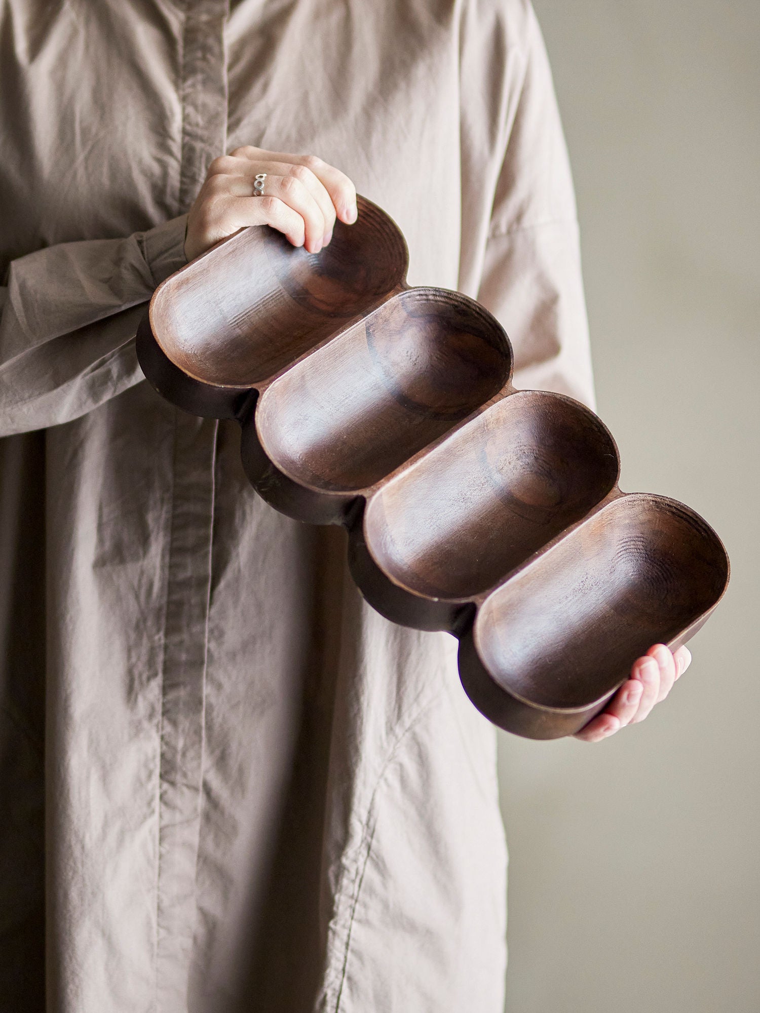 Bloomingville Maluna som serverar bricka, Brown, FSC® 100%, Mango
