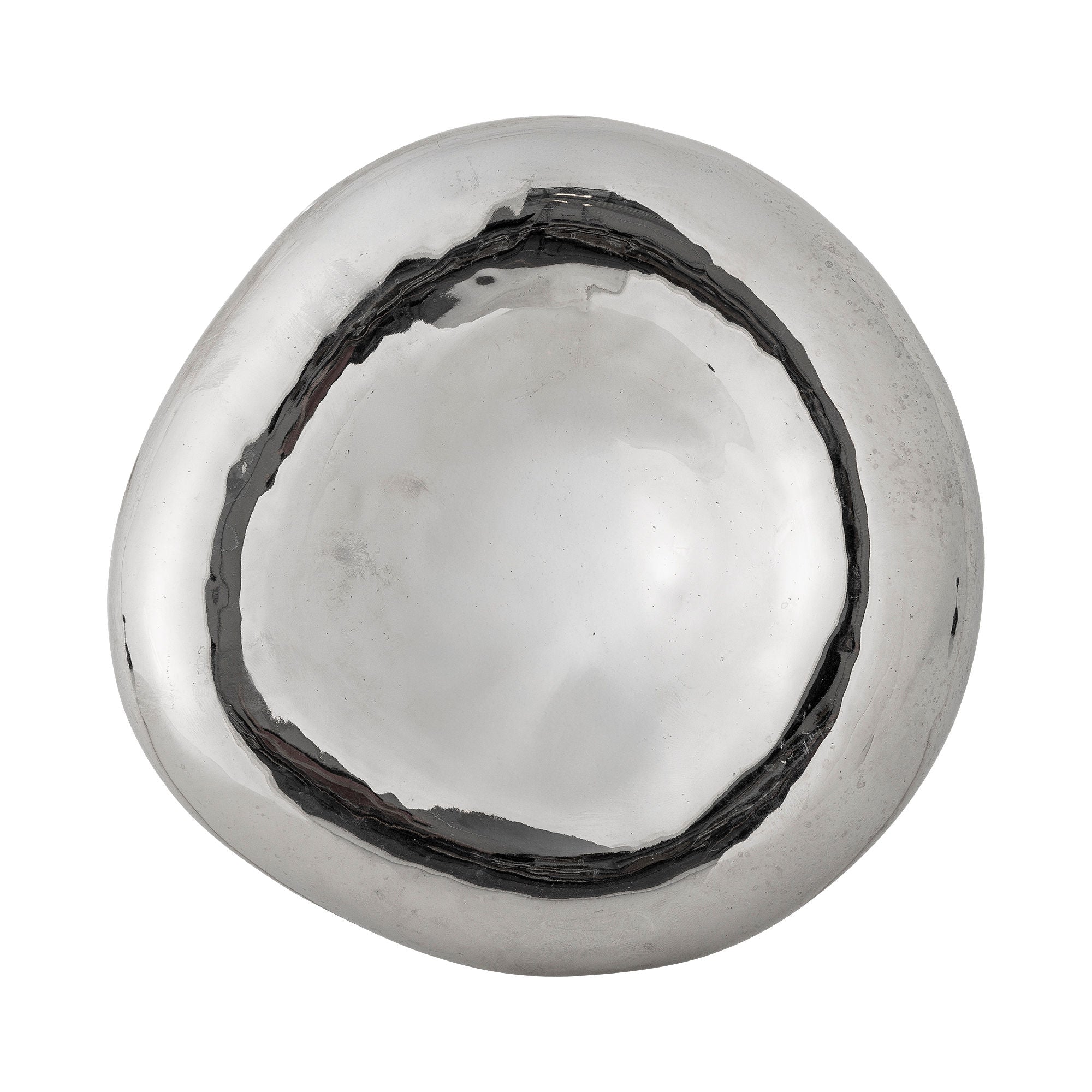 Bloomingville Shine Bowl, Silver, Stoneware