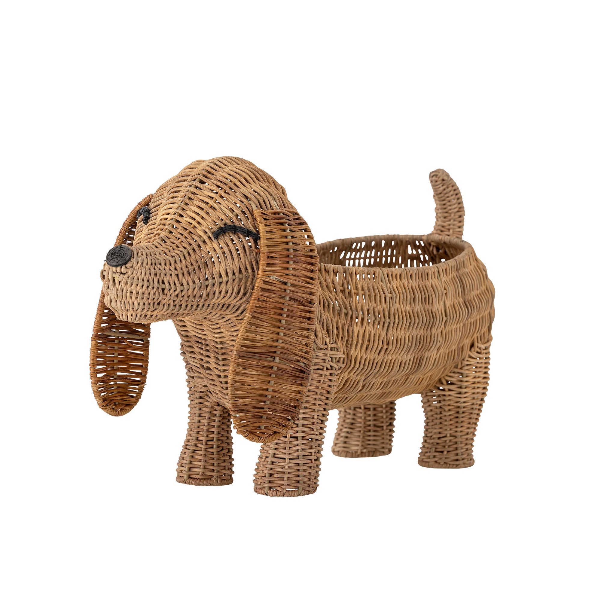 Bloomingville MINI pallkorg, brun, rotting