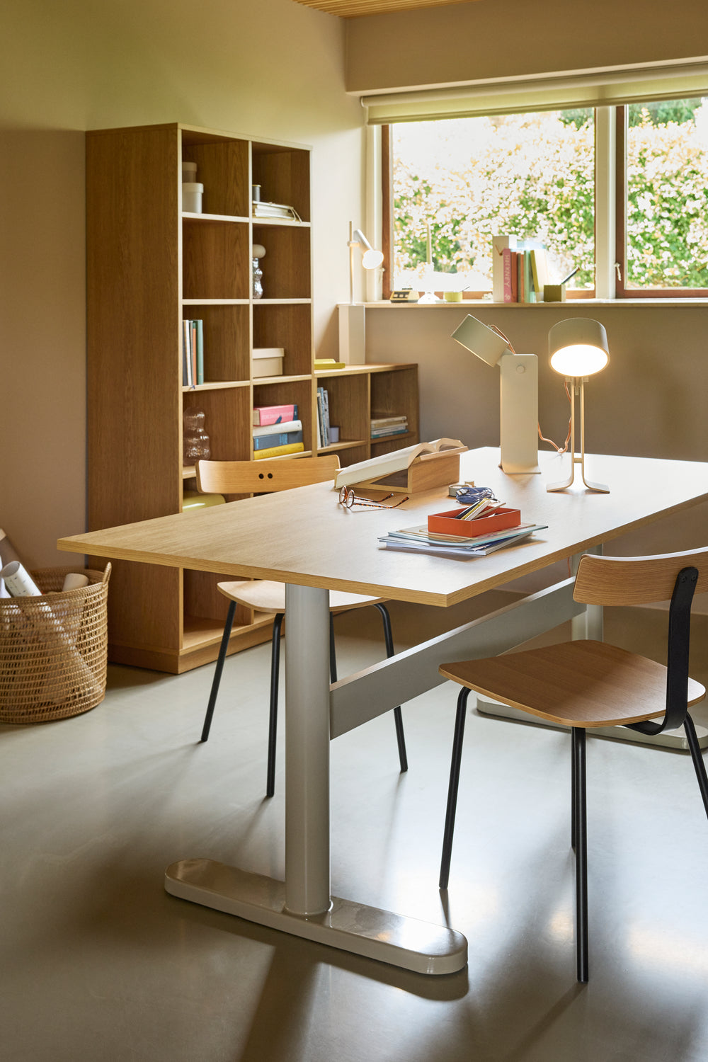 Disco Bokhylla Stor Natur - 80x30xh180cm